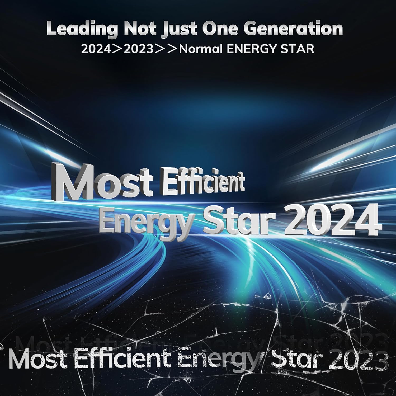 4500 Sq.Ft Most Efficient Energy Star 2024 Dehumidifier,AEOCKY Max 74 Pint/D(Standard 52Pint/D) Smart Compressor Dehumidifier with Drain Hose, Intelligent Humidistat,for Basement,Bedroom,Home,Bathroom