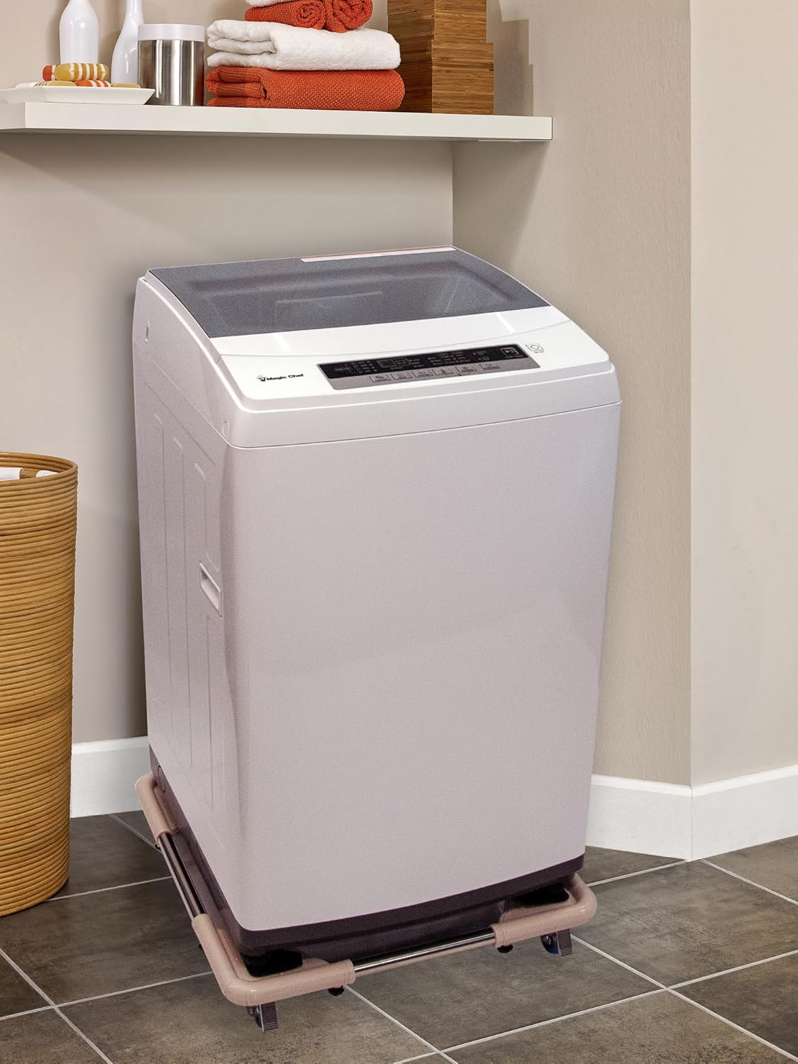 Magi Che To Loa Compac Washer 1. C F Min Washin Machin wit LE Display Cycles Wate Level  Temperatur Settings White
