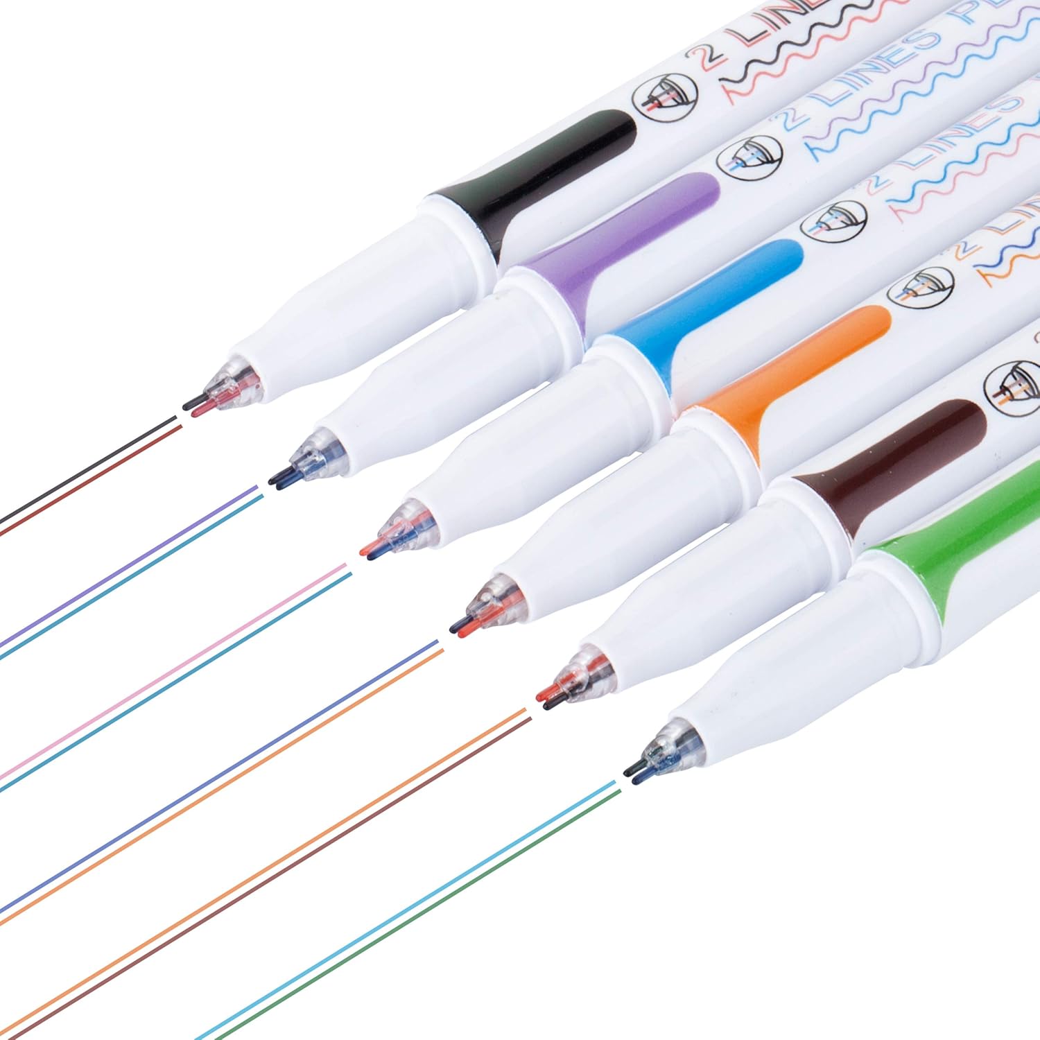 Doubl Lin Pen Pack Assorte Colors Bibl Journalin Pens Outlin Pen 3- Tw Lin Tw Lin Pens Line Pen fo Drawing