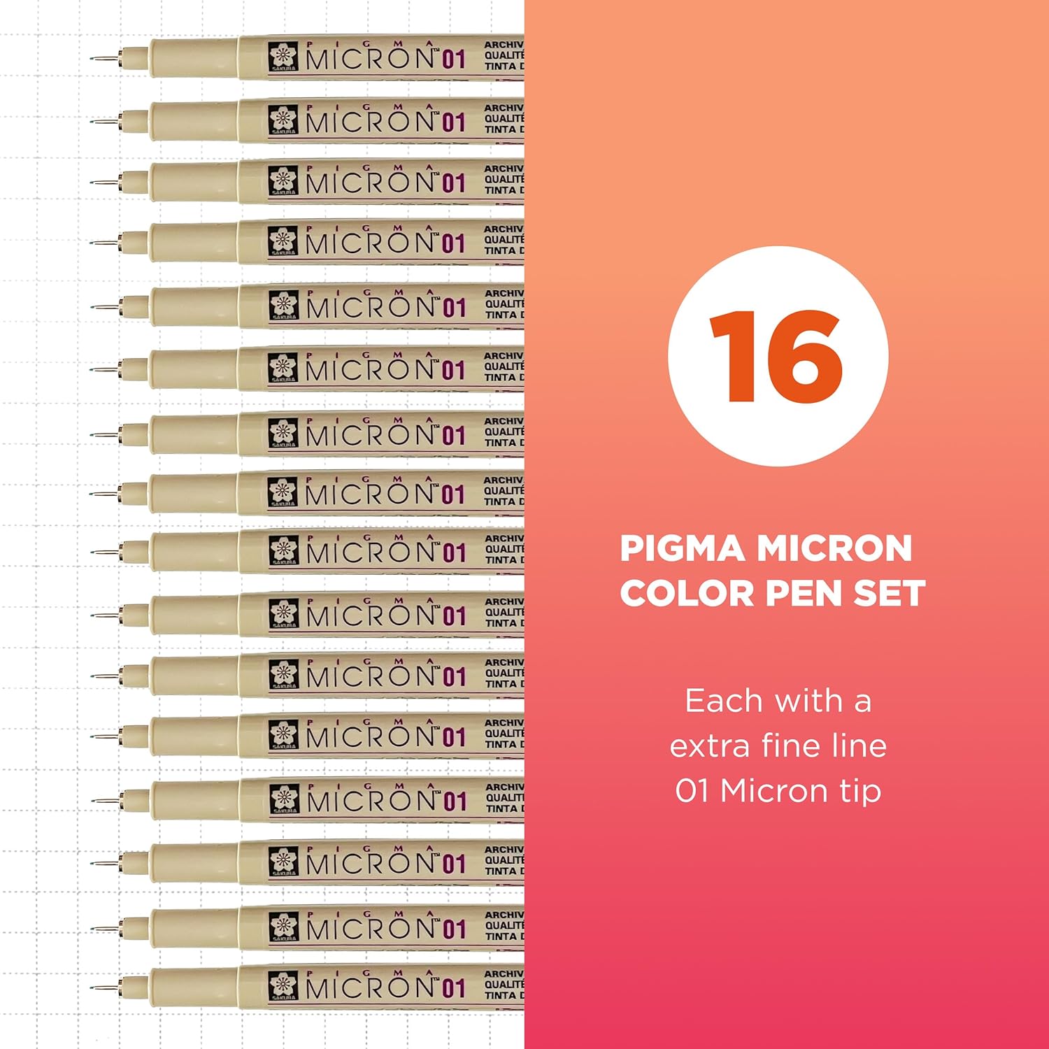 SAKUR Pigm Micro 01 Ass' Archiva Color 1 PK