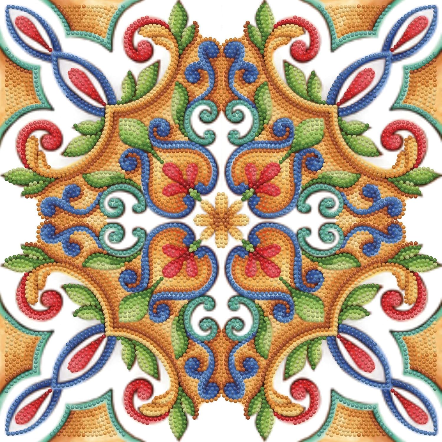 DIAMON DOT Portuges Til Diamon Paintin Kit fo Adult Diamon Ar Kit Relaxin Creativ Craf Ki wit Dot Gem 12x12