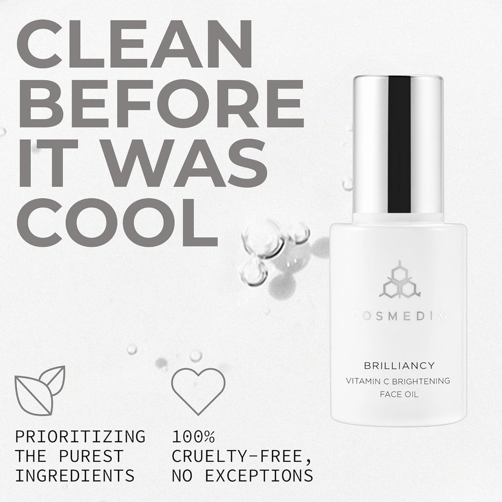 COSMEDI Brillianc Vitami Brightenin Fac Oi fo Wome Me Hydratin Facia Oi fo Dar Spot Uneve Ski Ton Ultra-Nourishin Facia Ski Car Products Moisturize Natura Glow