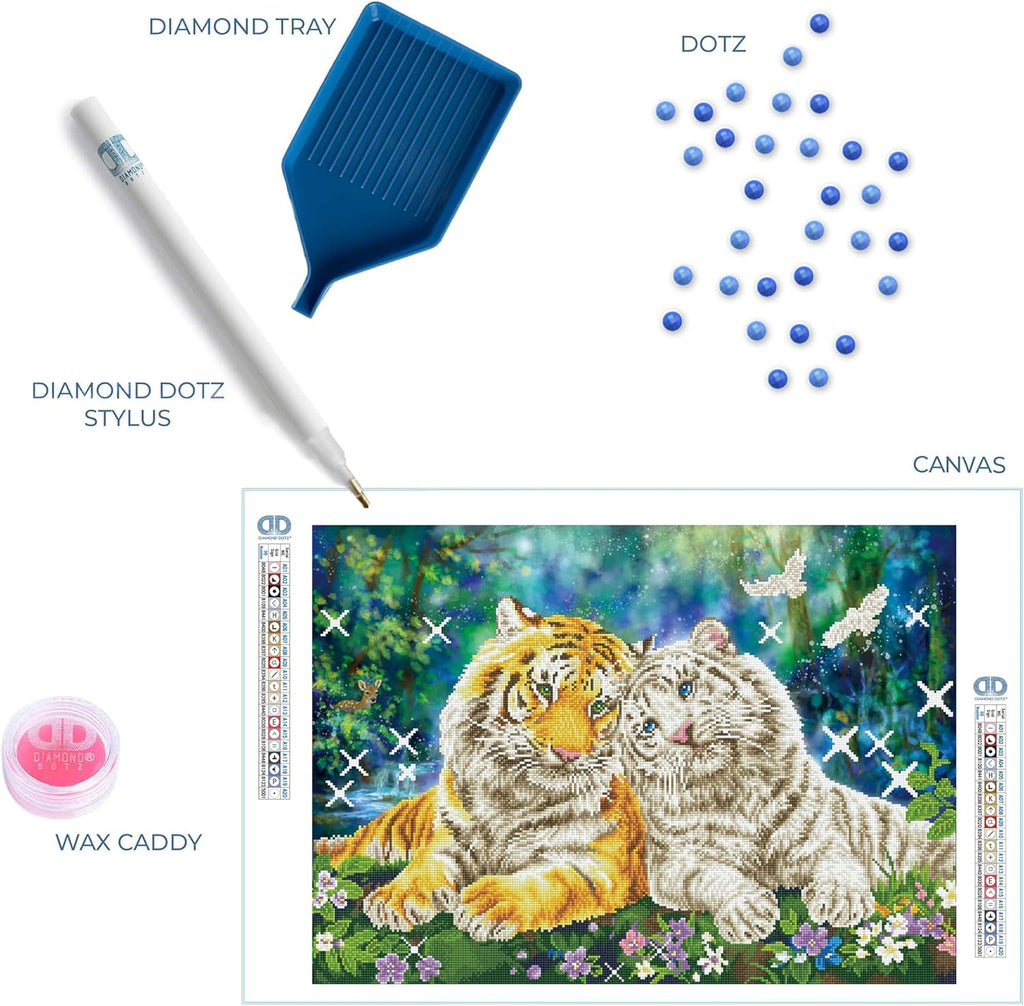DIAMON DOT Tige Smooc Anima Diamon Paintin Kit fo Adult Diamon Ar Kit Relaxin Creativ Craf Ki wit Dot Gem 30.3inchx21.7inch