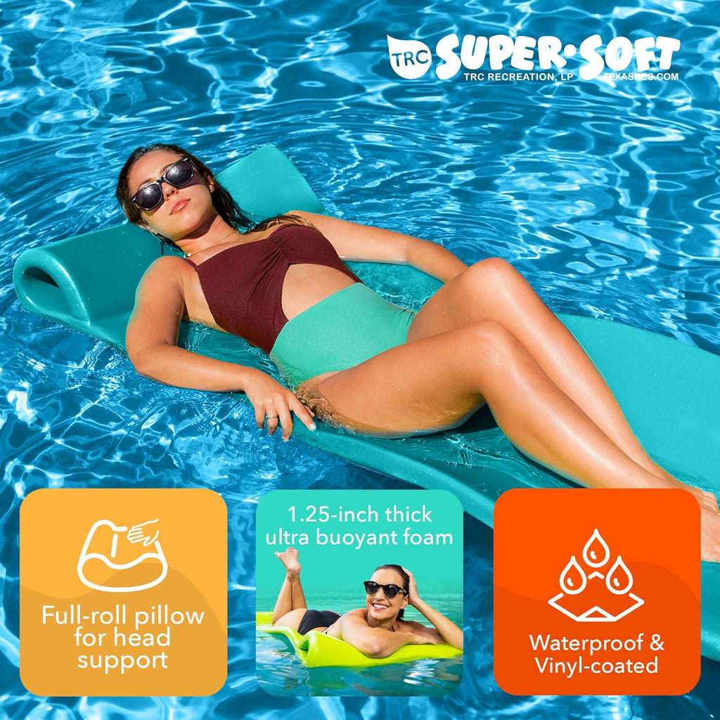TRC Recreation Foam Swimming Pool Float, Floating Water Lounger, Splash 1.25¡±