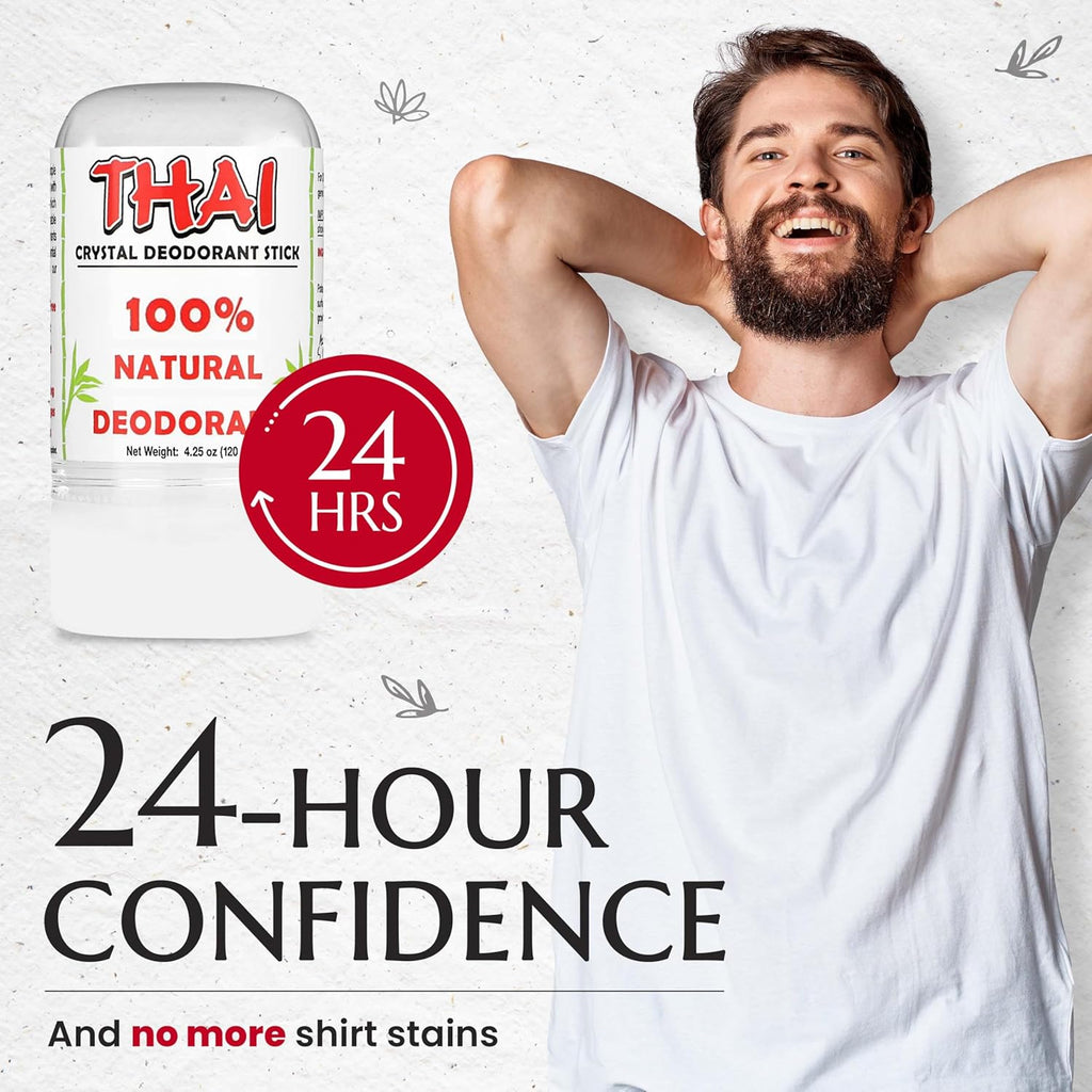 2-PAC Tha Deodoran Stone Clinicall Teste Crafte i US Dermatologis Approve Natura Crysta Sal Odo Protectio fo Men Wome Teens