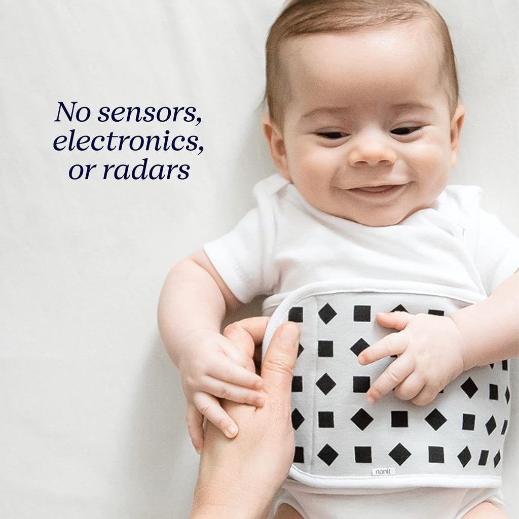 Nani Breathin Wea Ban 100 Cotton Work wit Nani Pr Bab Monito t Trac Breathin Motio Sensor-Free