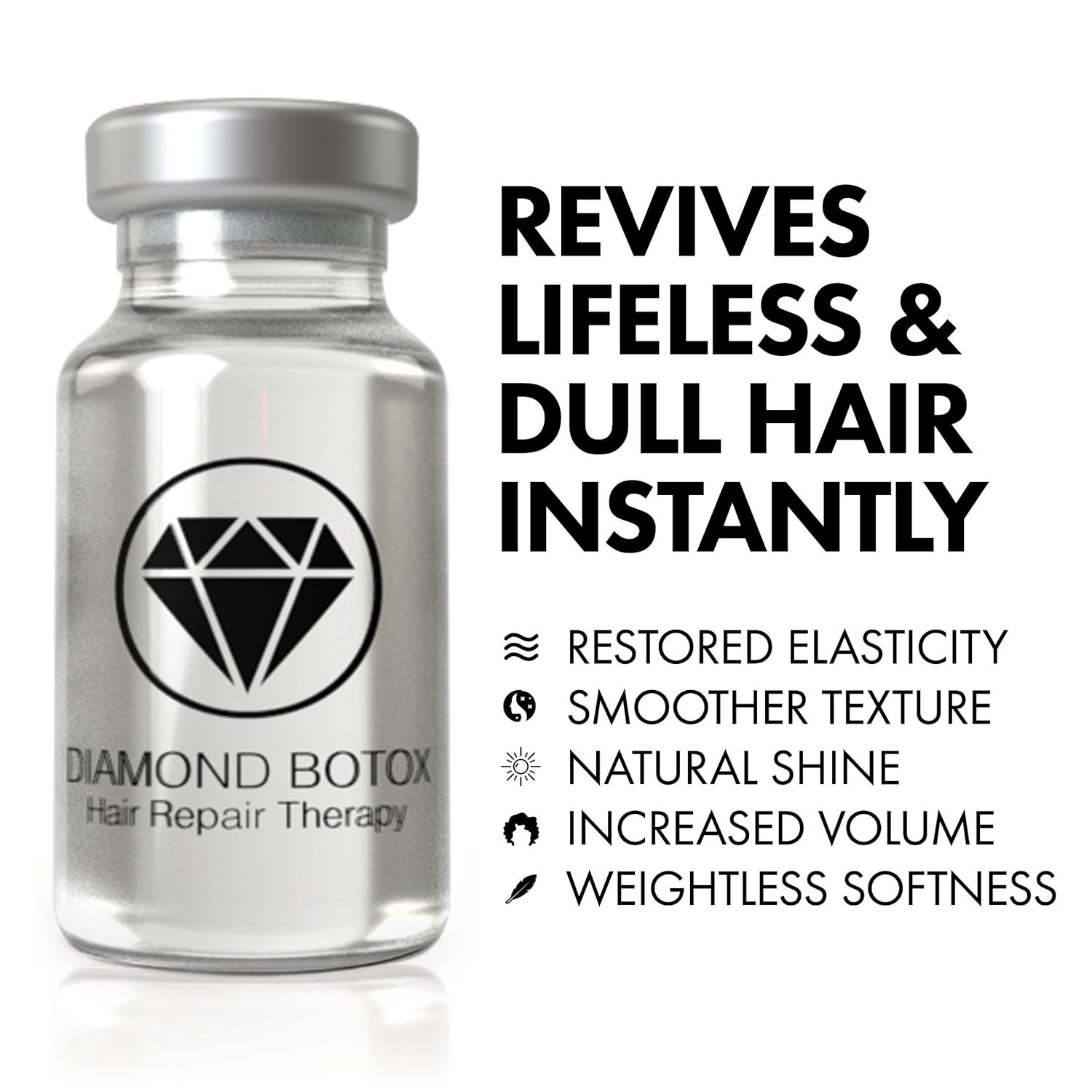 Hai Ba NY DI Diamon B0T0 Hai Treatmen Hom Ki Dee Hydratio Spli En Repair Reduce Friz Instantl an Stimulat Follicle t Sto Hai Los (Al Hai Types U t Applications