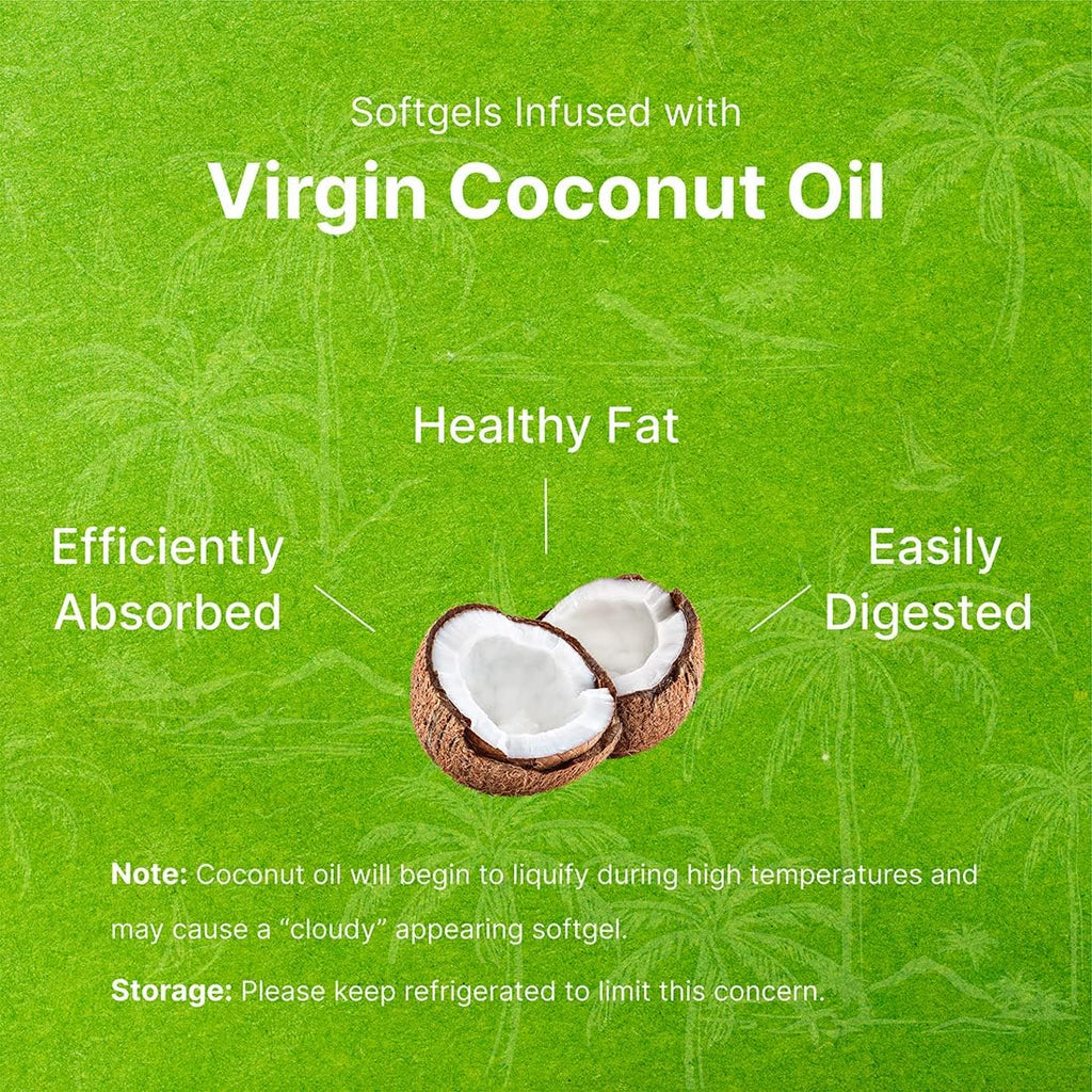 DEA SUPPLEMEN Vitami K MK- 200mc Pe Serving 24 Coconu Oi Softgel Easil Absorbe Menaquinone- For Bone Joint Immun Suppor Non-GMO