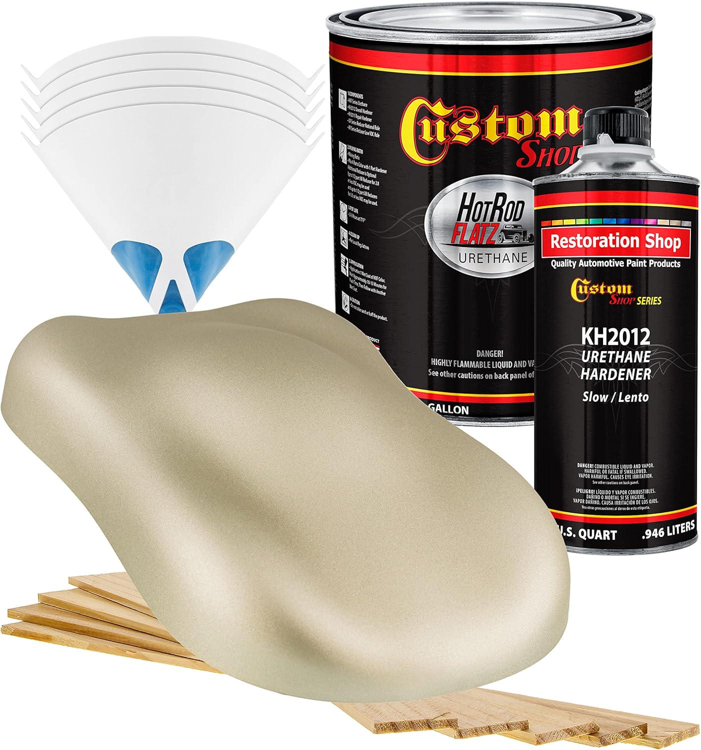 Custo Sho Gol Mis Metalli Ho Ro Flat Fla Matt Sati Urethan Aut Pain Complet Gallo Pain Ki Professiona Lo Shee Automotive Ca Truc Coating 4: Mi Ratio