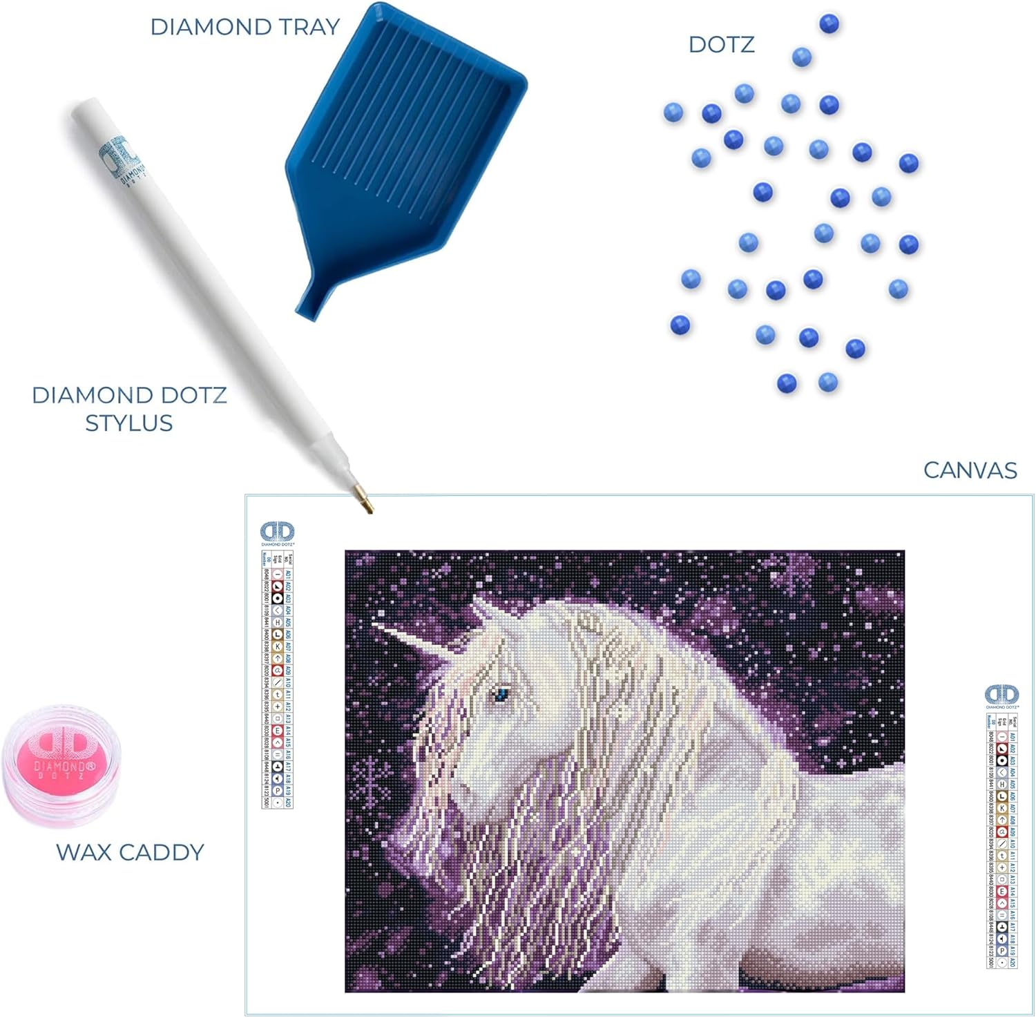 DIAMON DOT Tak Bo Unicor Diamon Paintin Kit fo Adult Diamon Ar Kit Relaxin Creativ Craf Ki wit Dot Gem 18.5inchx14.6inch