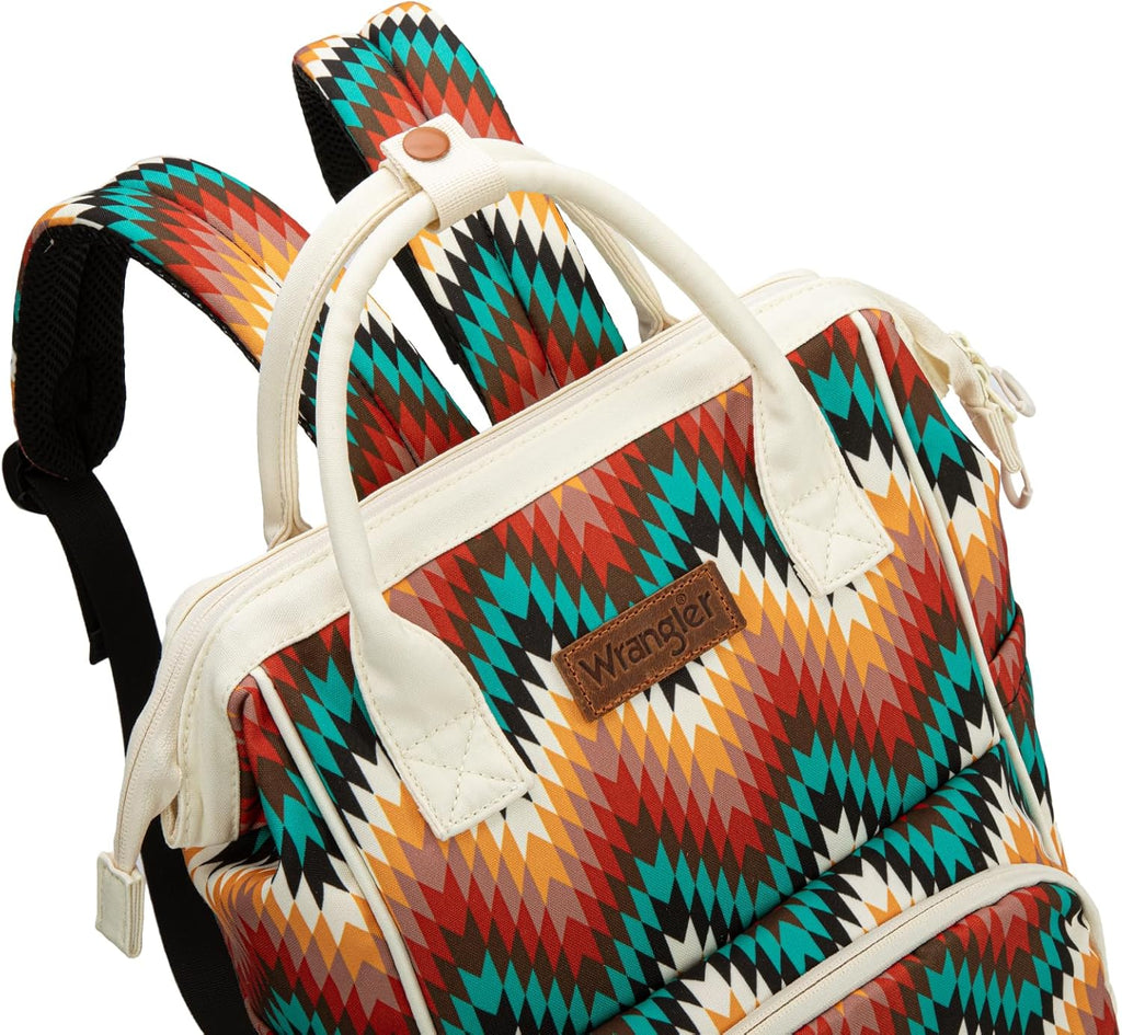 Wes Wrangle Azte Calli Diape Ba Backpac wit Strolle Strap Multifunctio Bab Trave Ba WG2211-9110TN