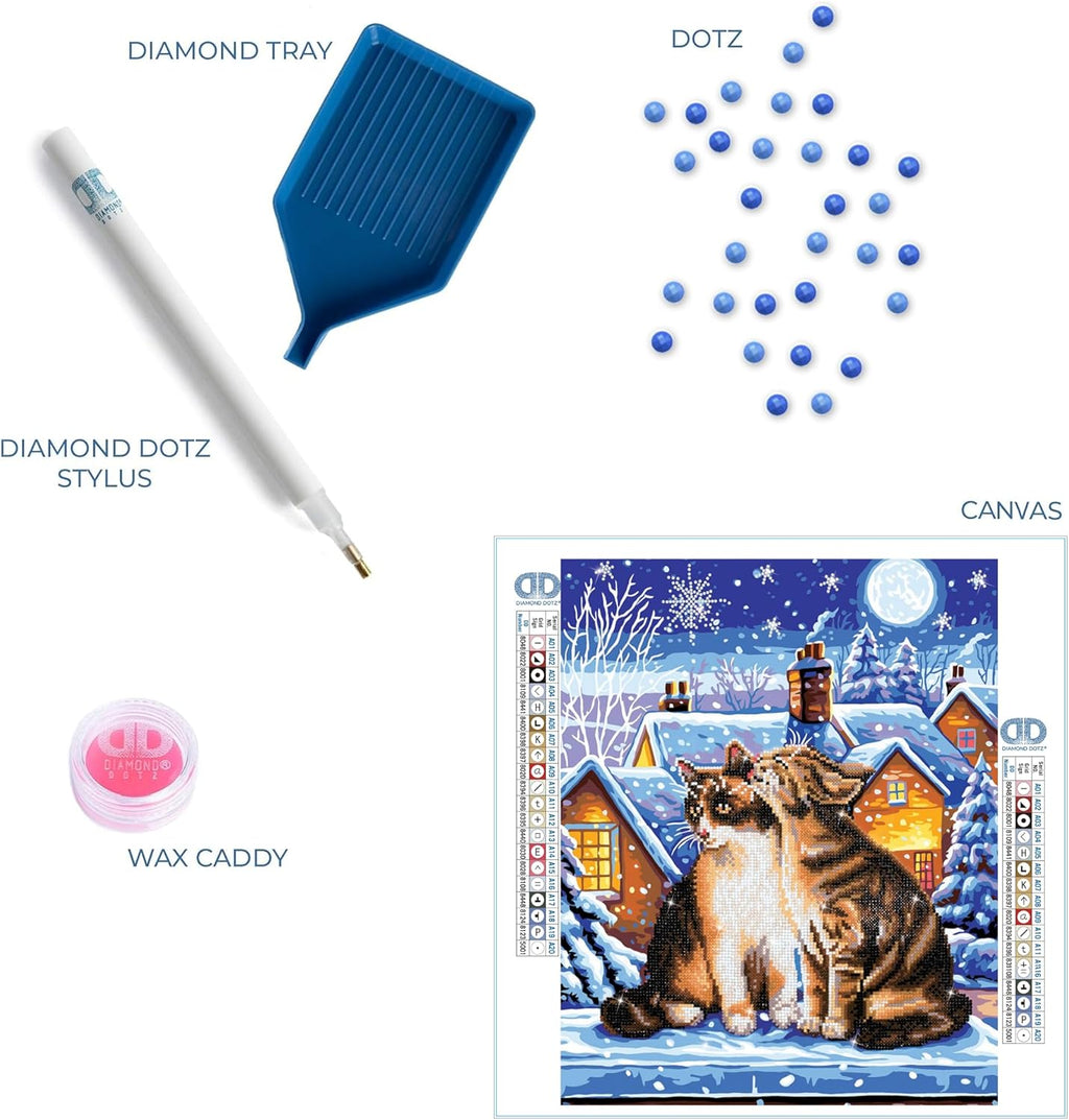 DIAMON DOT Star Whisker Cat Diamon Paintin Kit fo Adult Diamon Ar Kit Relaxin Creativ Craf Ki wit Dot Gem 16inchx20inch