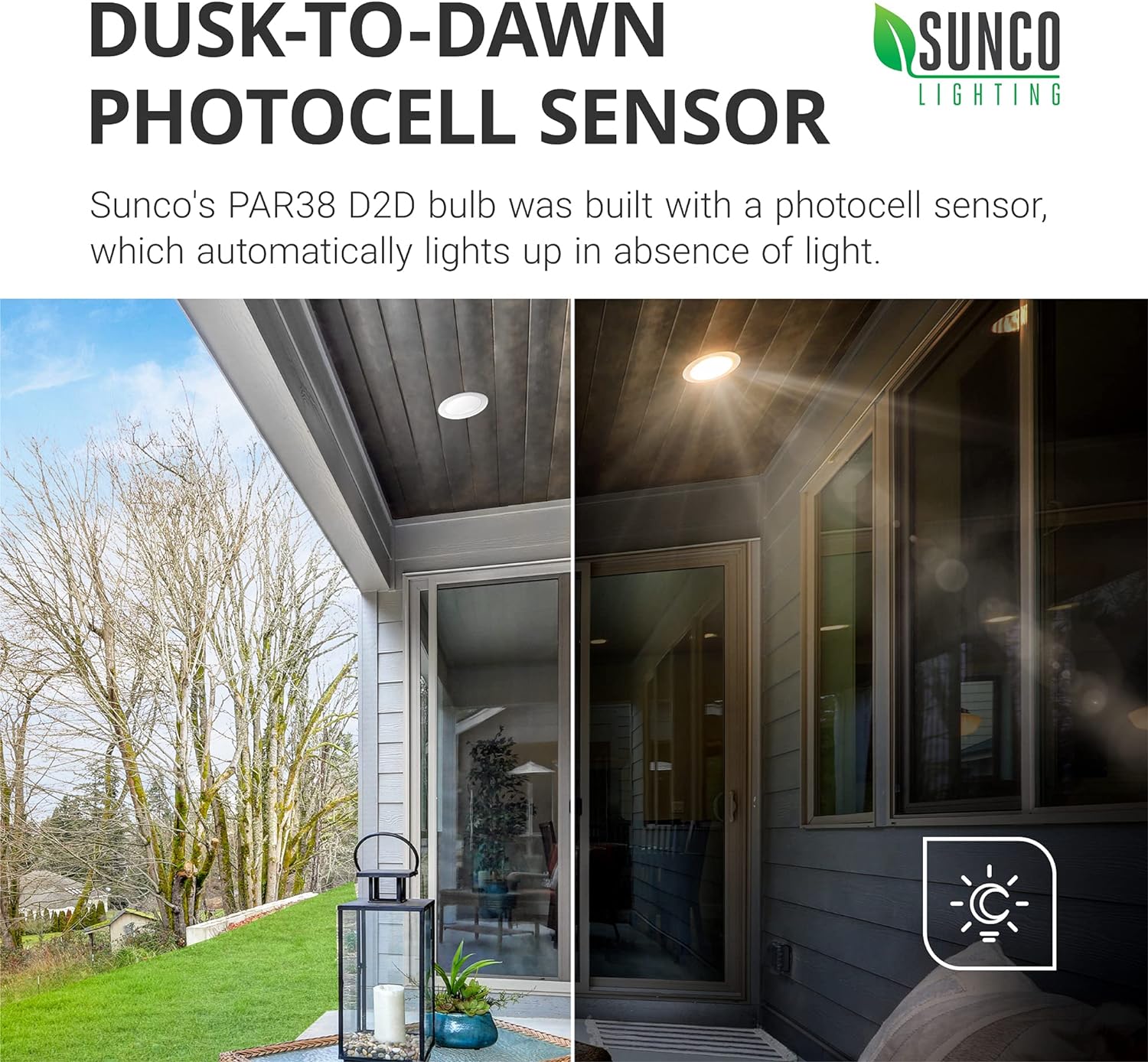 Sunc Dus t Daw Floo Light Outdoor Waterproo PAR3 LE Bulb 120 Equivalen 15W Exterior Wet-Rated 5000 Dayligh 125 LM E2 Base U Pack