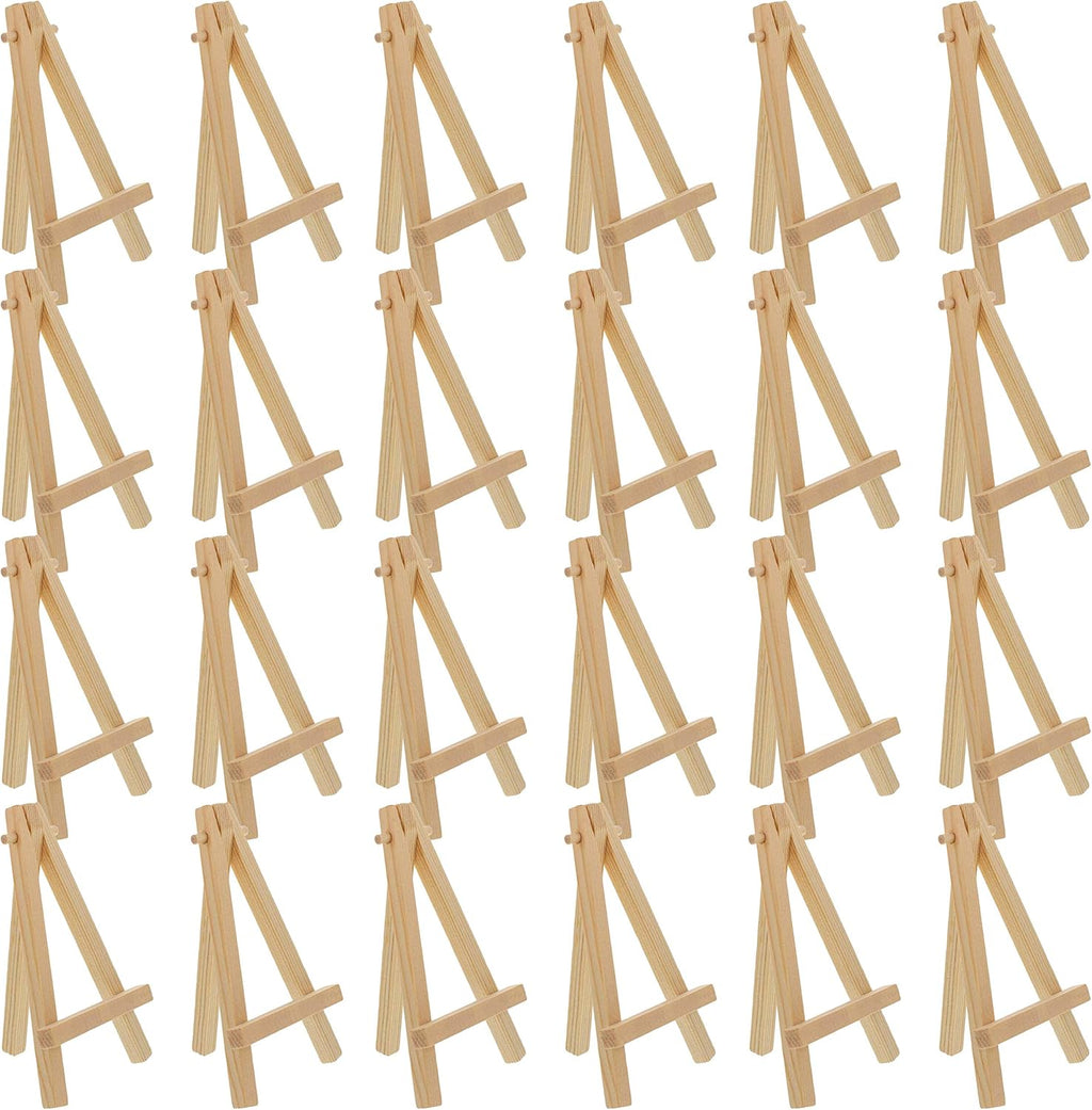 U.S Ar Suppl 5inc Min Ease (2 Pack Natura Woode A-Fram Tableto Displa Stand Min Ease Stan Smal Easel fo Display Smal Canvases Crafts Busines Cards Signs Photos Gifts