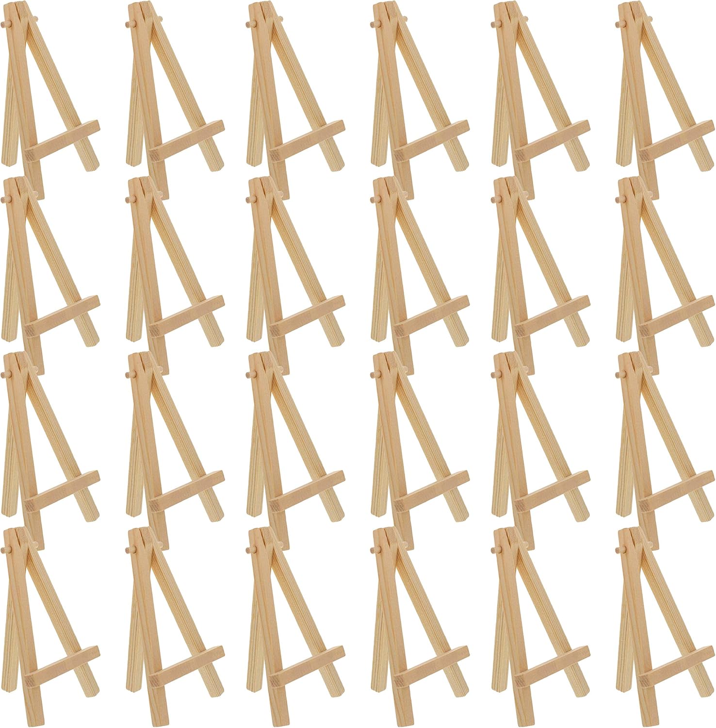 U.S Ar Suppl 5inc Min Ease (2 Pack Natura Woode A-Fram Tableto Displa Stand Min Ease Stan Smal Easel fo Display Smal Canvases Crafts Busines Cards Signs Photos Gifts
