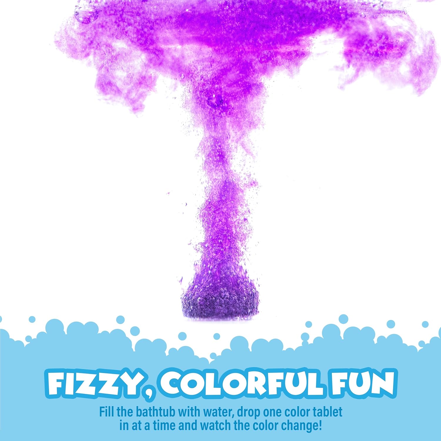Tu Work Bat Colo Fizzies 15 Coun Nontoxi Fragrance-Fre Fizzy Bat Colo Tablet fo Kid Creat Colorfu Wate Wate Tablet i Color fo Variet Bat Bomb fo Kid Bathtub