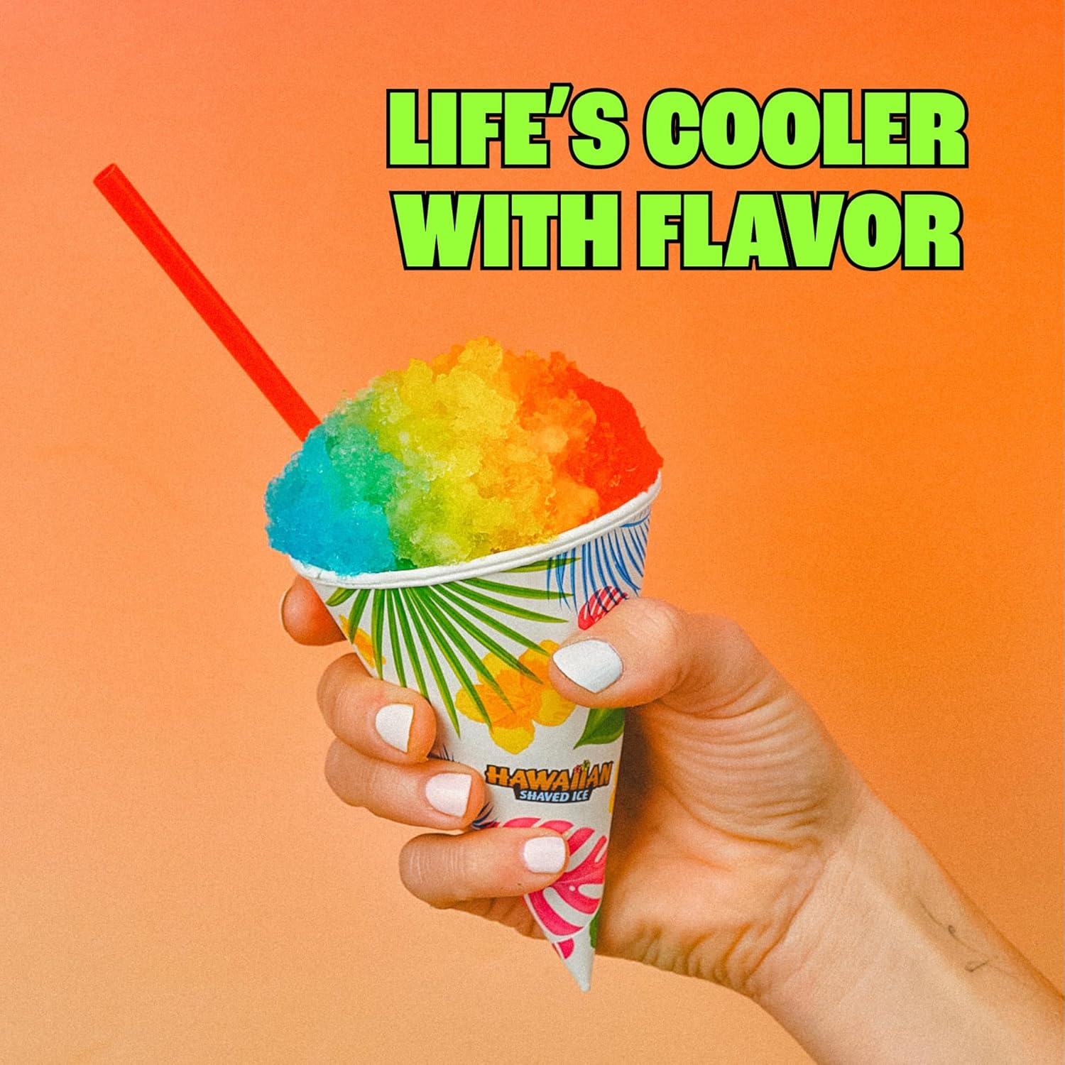 Hawaiia Shave Ic S900 Mad i US Professiona Fluff Ic Sno Con Machin fo Hom Us Complet Part Ki wit Flavo Syrups