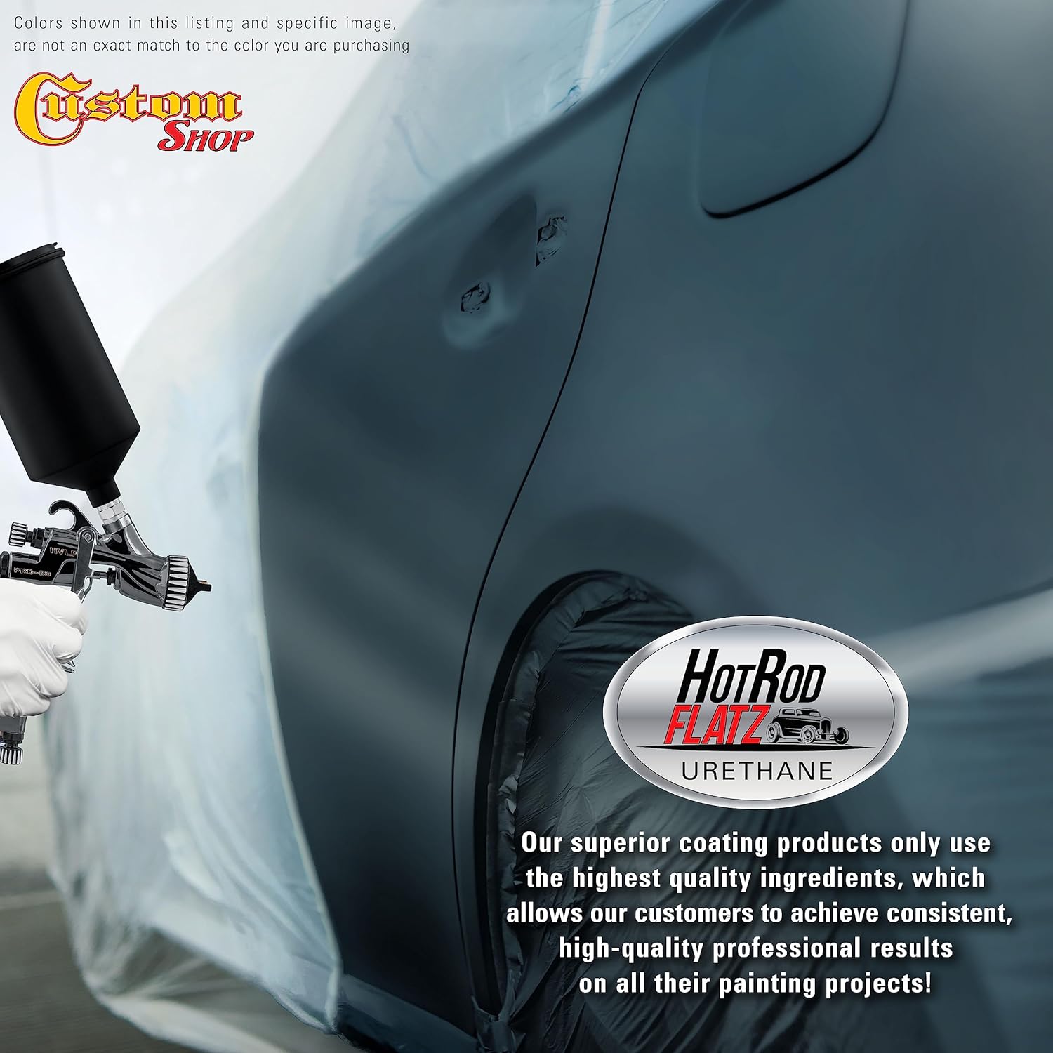 Custo Sho Neptun Blu Firemis Ho Ro Flat Fla Matt Sati Urethan Aut Pain Complet Gallo Pain Ki Professiona Lo Shee Automotive Ca Truc Coating 4: Mi Ratio