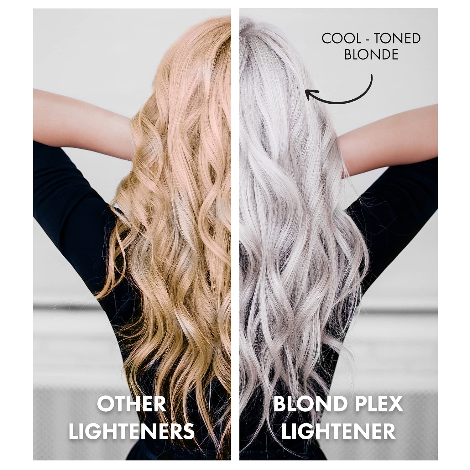 Hair Bar NYC Blond Plex 10X Lightener + 30 Volume Violet Developer Kit ¨C Dust-Free Charcoal Bleach Powder (50g / 1.76 oz) + Anti-Brass Developer (120 ml / 4.06 fl oz) ¨C Bond-Building Formula