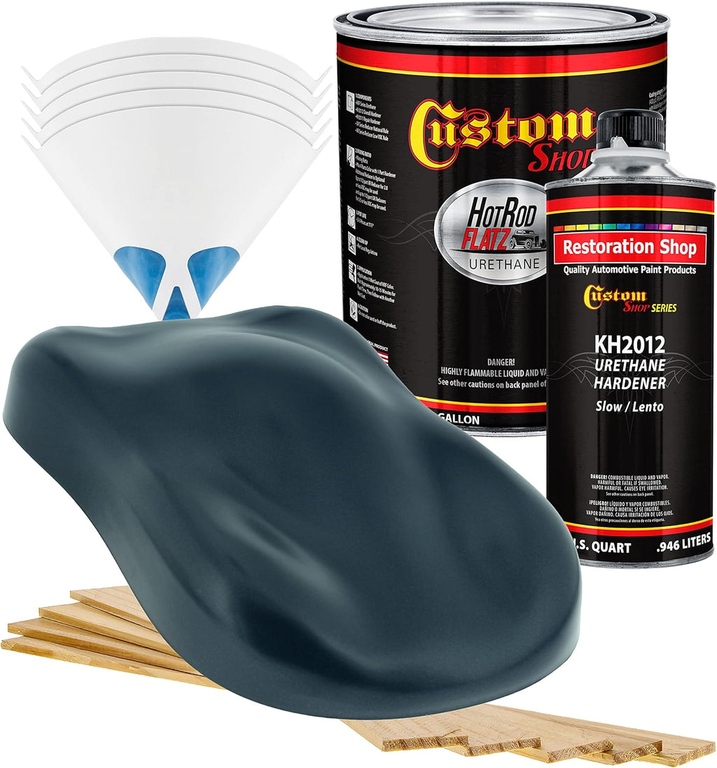 Custo Sho Neptun Blu Firemis Ho Ro Flat Fla Matt Sati Urethan Aut Pain Complet Gallo Pain Ki Professiona Lo Shee Automotive Ca Truc Coating 4: Mi Ratio