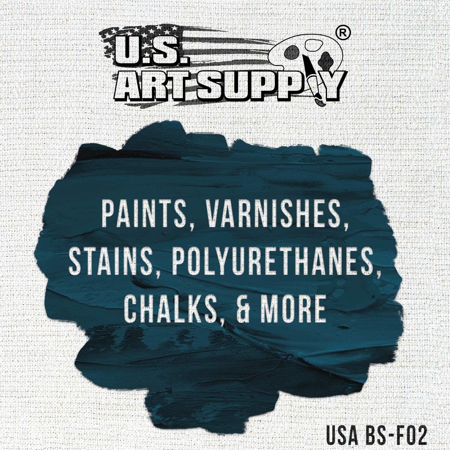US Art Supply 2 inch Foam Sponge Wood Handle Paint Brush Set (Value Pack of 20) - Lightweight, Durable and Great for Acrylics, Stains, Varnishes, Crafts, Art