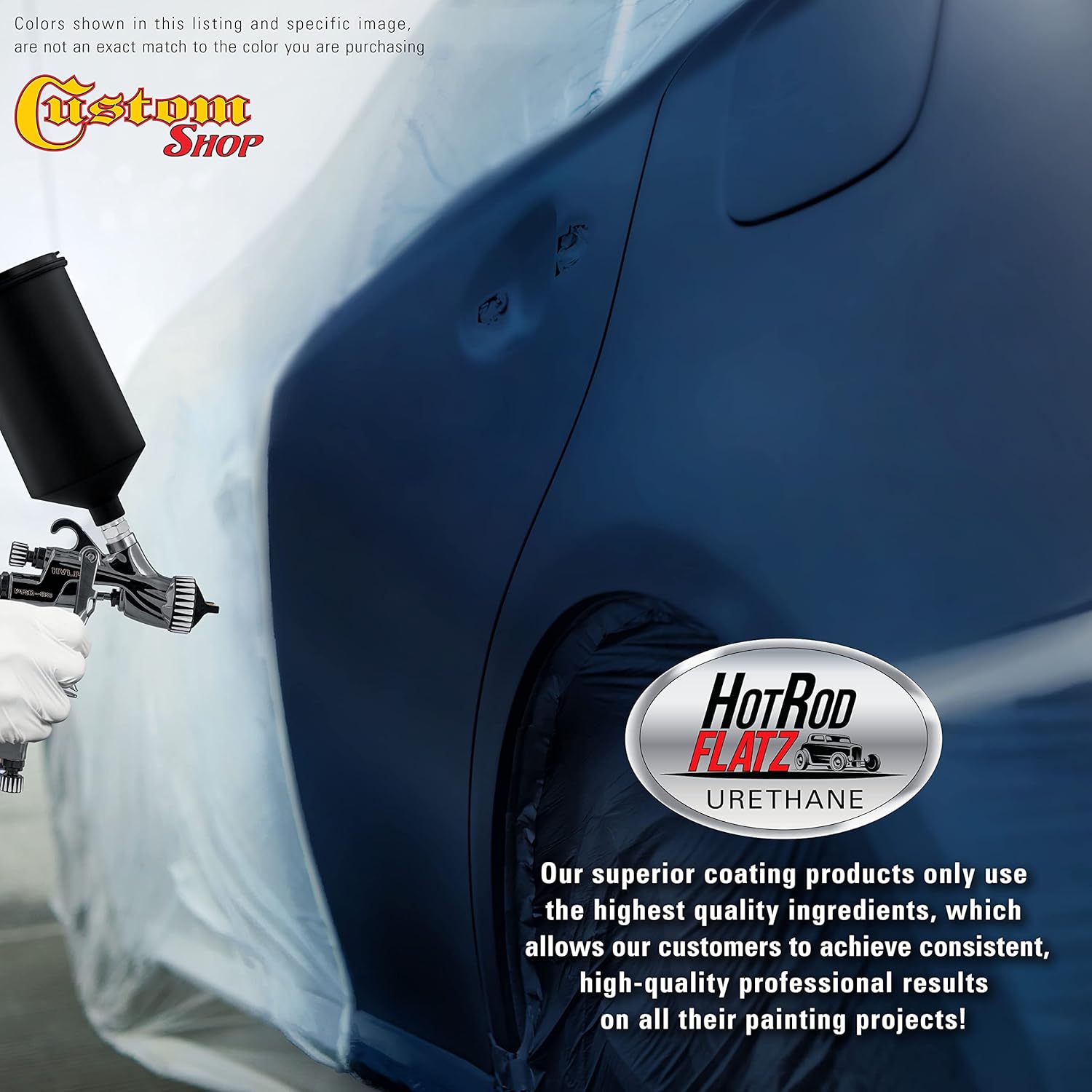 Custo Sho Moonligh Driv Blu Metalli Ho Ro Flat Fla Matt Sati Urethan Aut Pain Complet Gallo Pain Ki Professiona Lo Shee Automotive Ca Truc Coating 4: Mi Ratio