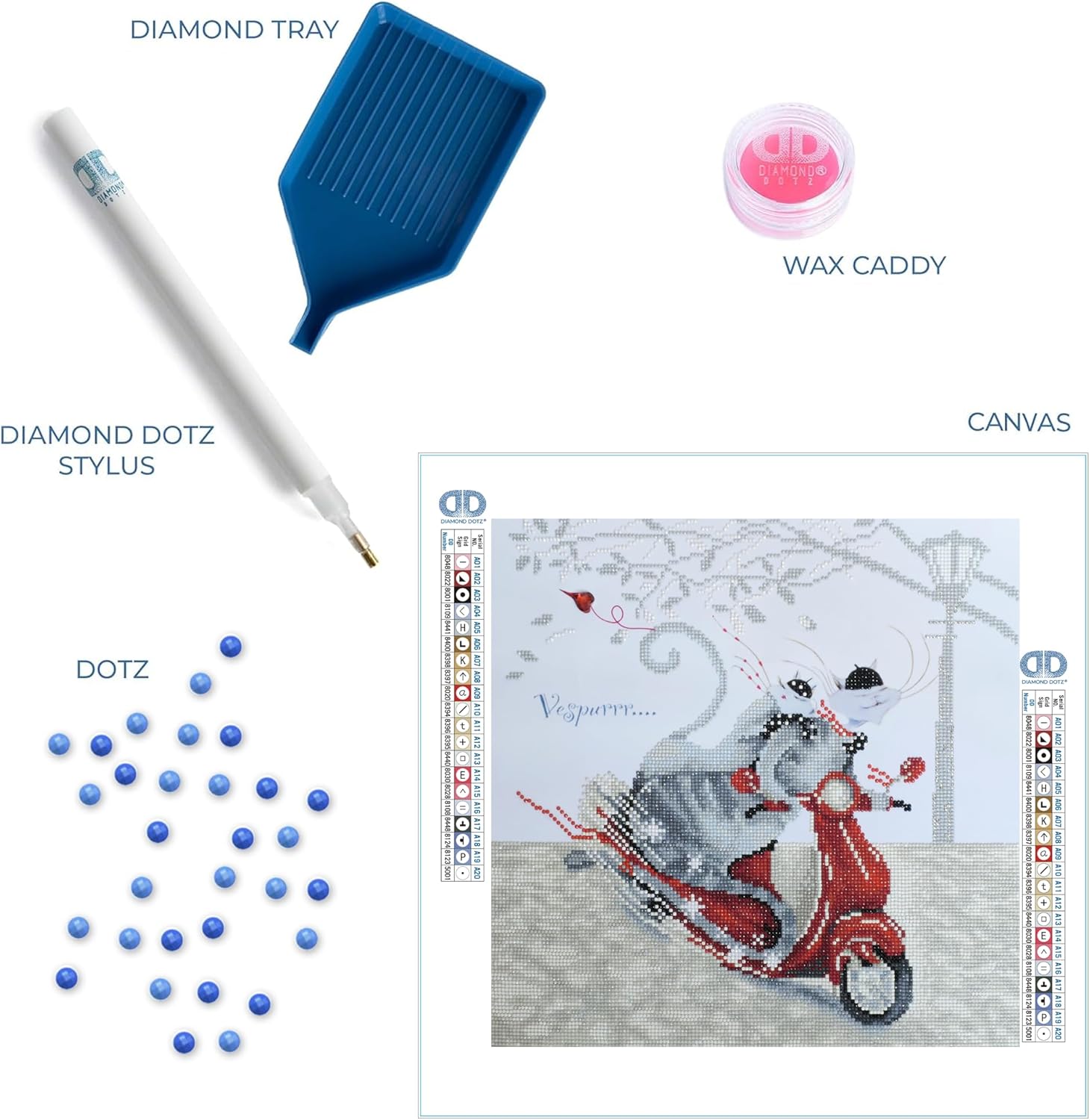 DIAMON DOT a Hom Vespurrr Partia Drill Roun Dotz Diamon Paintin Kits Diamon Ar Kit fo Adults Ge Art Diamon Art 16.5inchx16.5inch