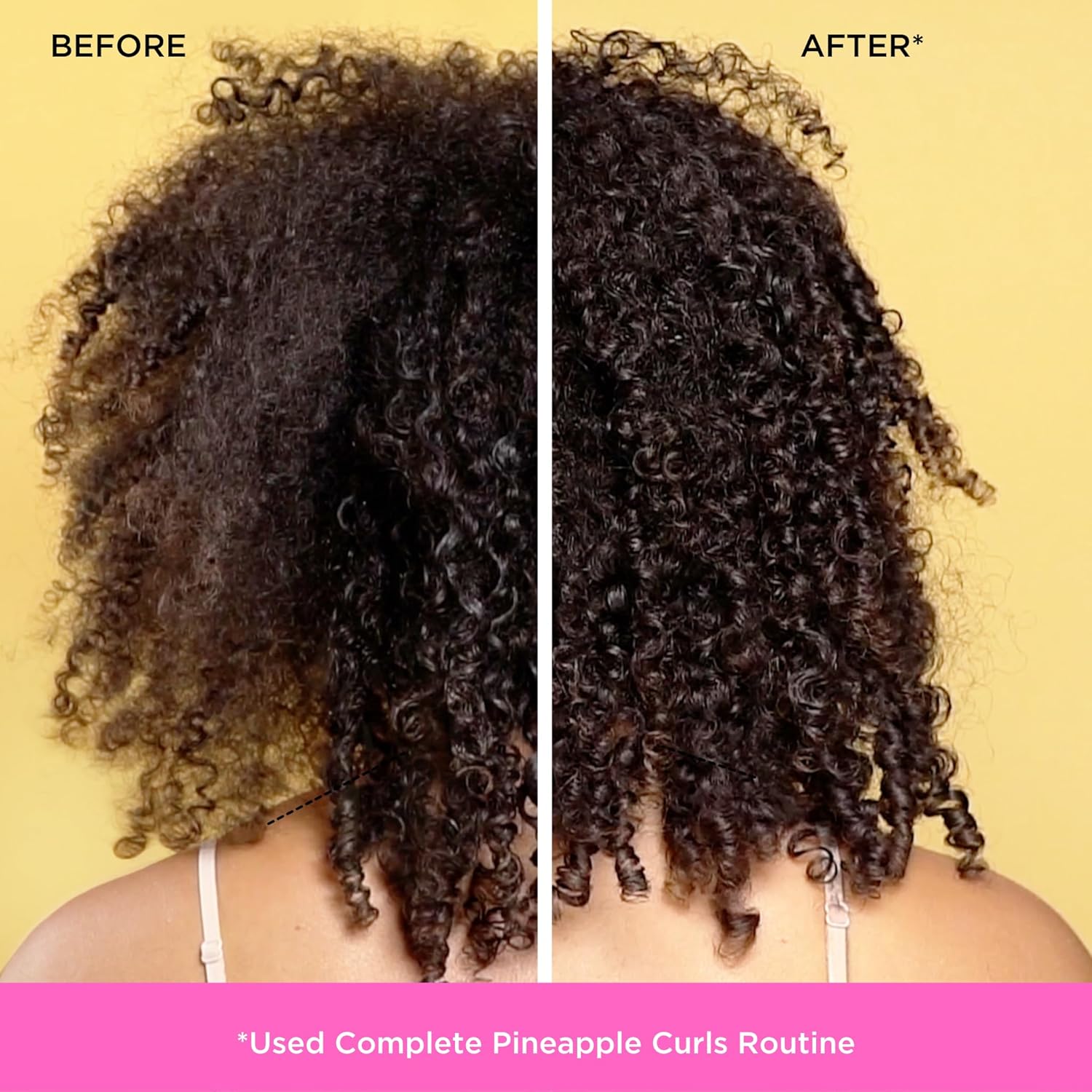 Pacifica Pineapple Swirl Curl Defining Cream ¨C Curl Cream for Curly Hair, Curly Hair Products with Coconut Oil and Hyaluronic Acid, Styling for Bouncy Waves Without Crunch - 4 Oz