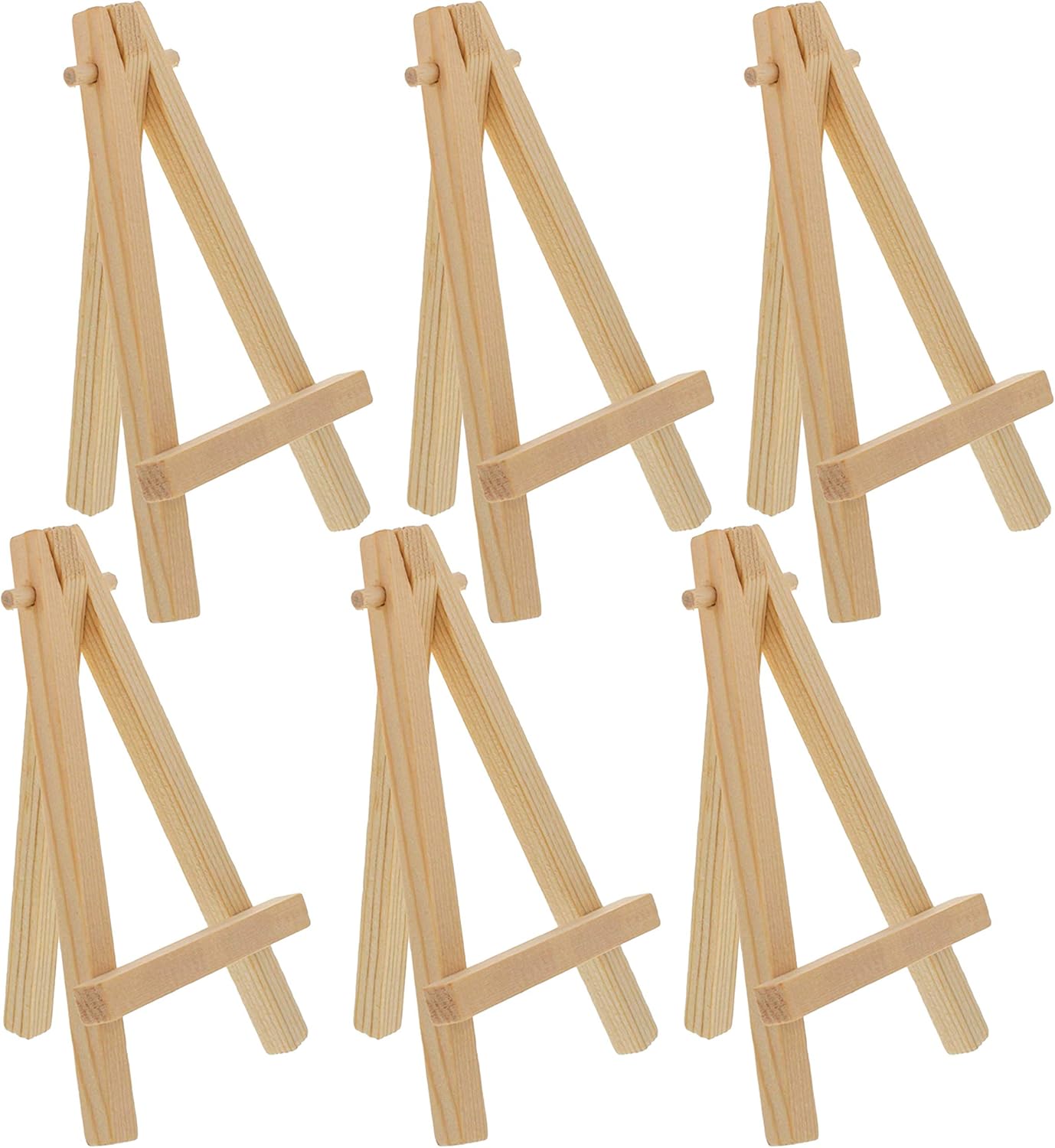 U.S Ar Suppl 8inc Hig Smal Natura Woode Ease ( Pack) A-Fram Canva Stan Tripod Smal Paintin Easel Tableto Ease fo Painting Canvases Studen Crafts Even Sign Photos