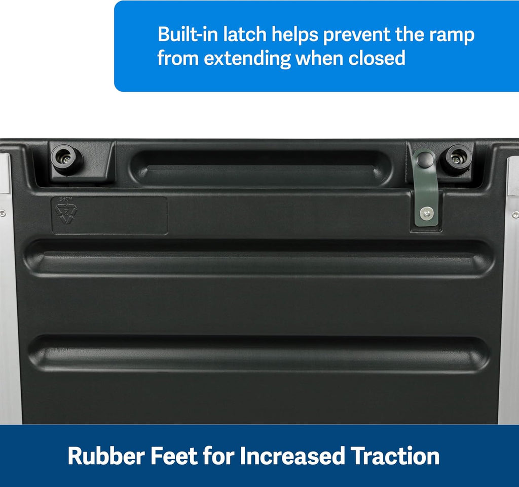 PetSafe Happy Ride Compact Telescoping Dog Ramp - Portable Pet Ramp for Cars, Trucks SUVs with Adjustable Sizing - Non-Slip Design - Lightweight Pet Mobility Assistance