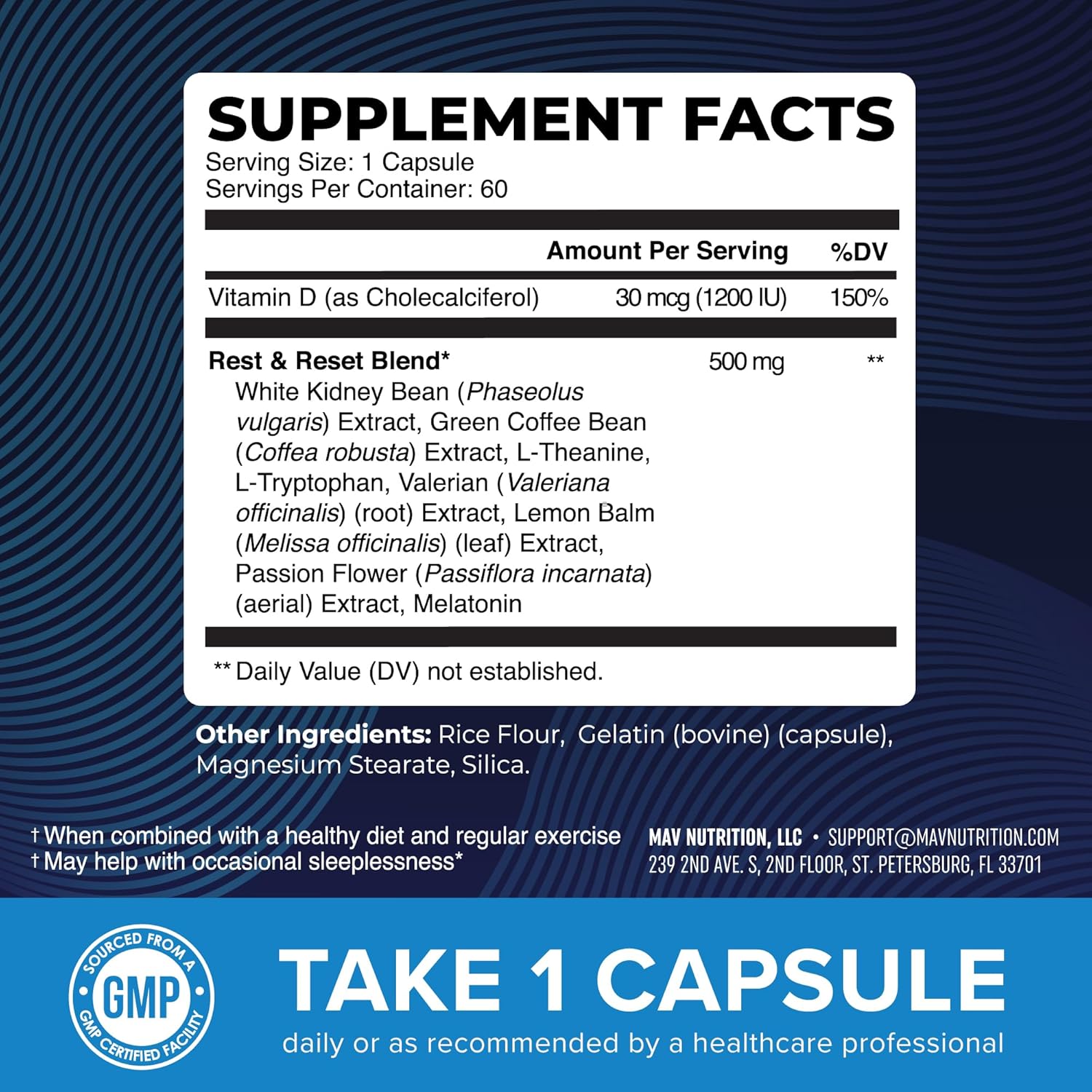 Nigh Tim Fa Burne fo Weigh Los Suppor Slee Ai Appetit Suppressant Car Blocker Nighttim Metabolis Booste fo Stomac Fa Burne Nigh Shre wit Melatoni Non-GMO Vega 60ct