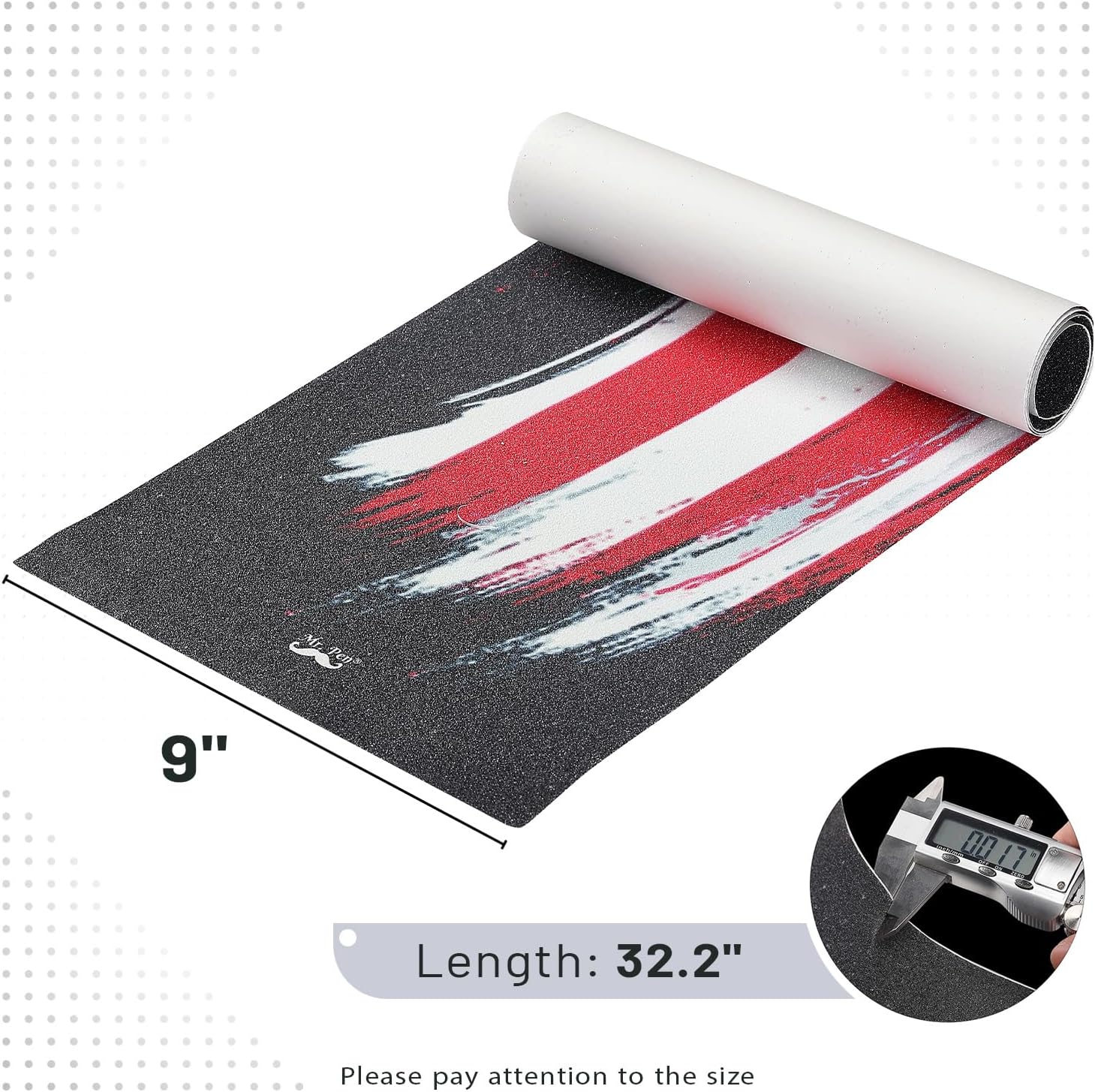 Mr. Pen Grip Tape - Non Slip Tape for Skateboards, Longboards & Scooters