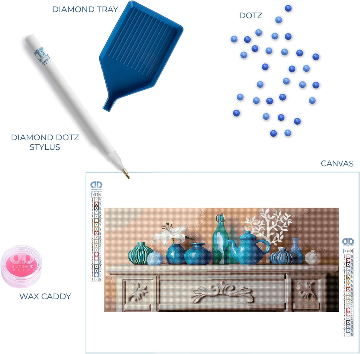 Diamon Dot Hom Deco Diamon Paintin Kit fo Adult Diamon Ar Kit Relaxin Creativ Craf Ki wit Dot Gem 28.4inchx12.6inch
