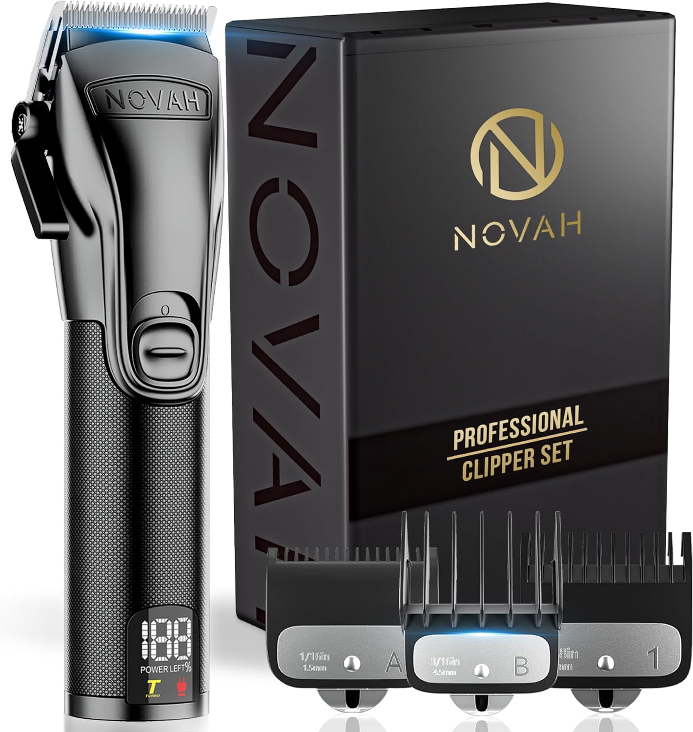 Nova Professiona Hai Clipper fo Men Professiona Barbe Clippers Electri Men Cordles Hai Clippe fo Barber Haircu Ki Fade Maquin d Corta Cabello