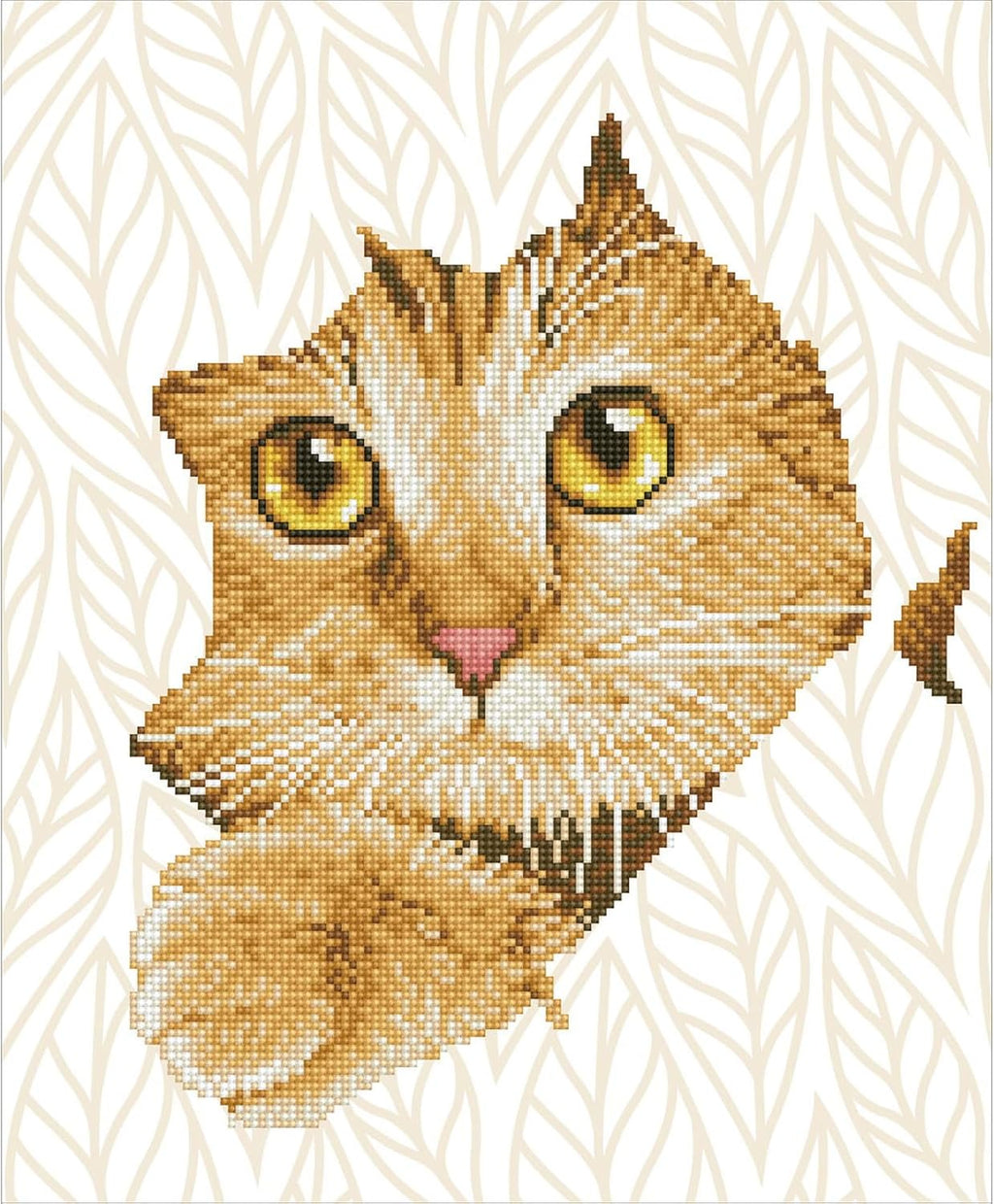 DIAMON DOT Kitte Pee Ca Diamon Paintin Kit fo Adult Diamon Ar Kit Relaxin Creativ Craf Ki wit Dot Gem 14inchx17inch