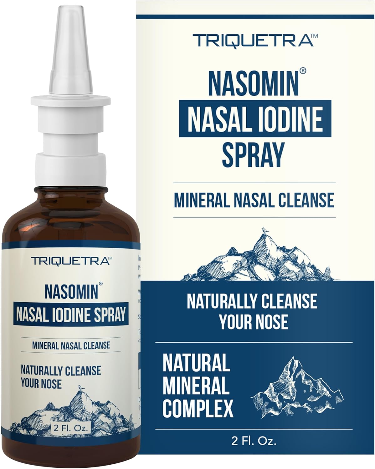 Nasomin Iodin Nasa Spra Cleanse Refreshe You Nasa Passage Iodin Fulvi Aci Blen 150 Use Pe Bottl 100 Natura Minera Formul ( oz Bottl Nasa Sprayer)