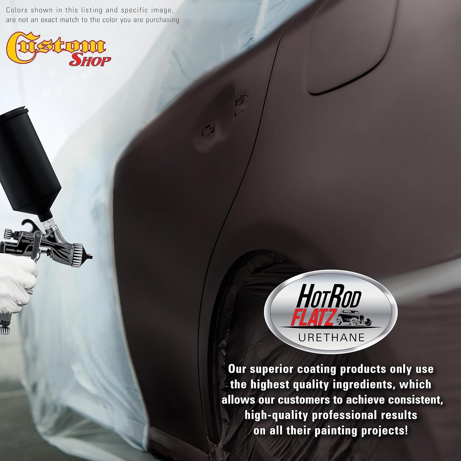 Custo Sho Molte Re Metalli Ho Ro Flat Fla Matt Sati Urethan Aut Pain Complet Gallo Pain Ki Professiona Lo Shee Automotive Ca Truc Coating 4: Mi Ratio