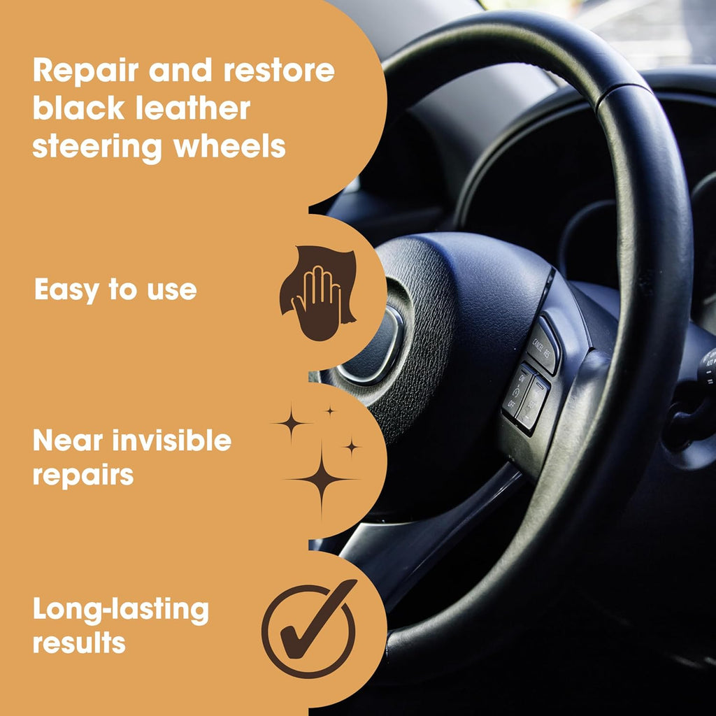 Furnitur Clini Leathe Steerin Whee Repai Ki Ki t Repai Tears Scuffs Scratche o Leathe Steerin Wheels