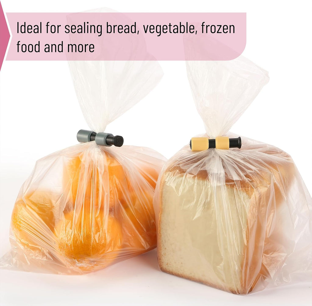 Mr. Pen- Squeeze and Lock Bread Bag Clips, 8 Pack