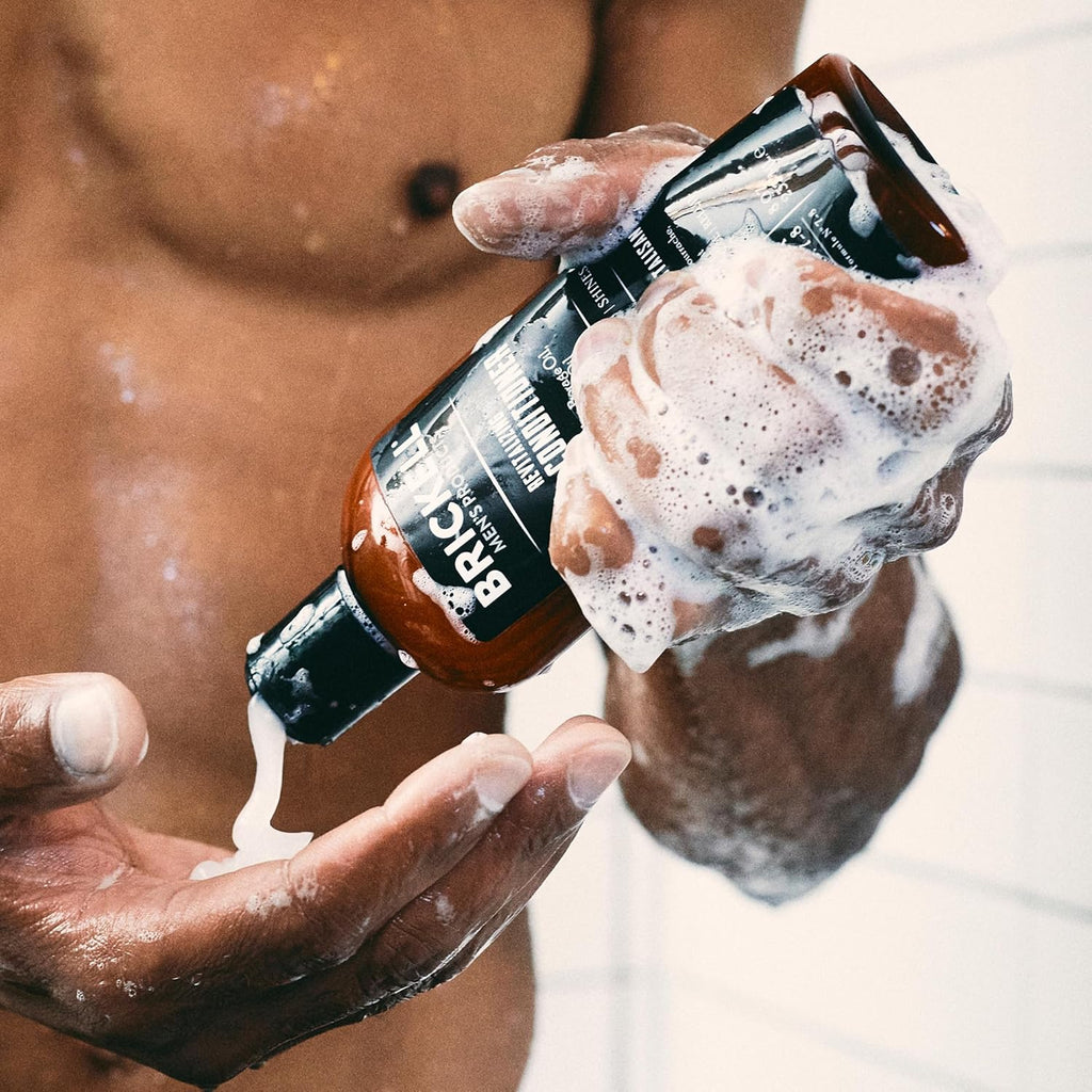Brickel Men¡¯ Dail Relievin Hai Car Routine Dandruf Shampo an Conditione Se Fo Men Al Natura an Organic Scented
