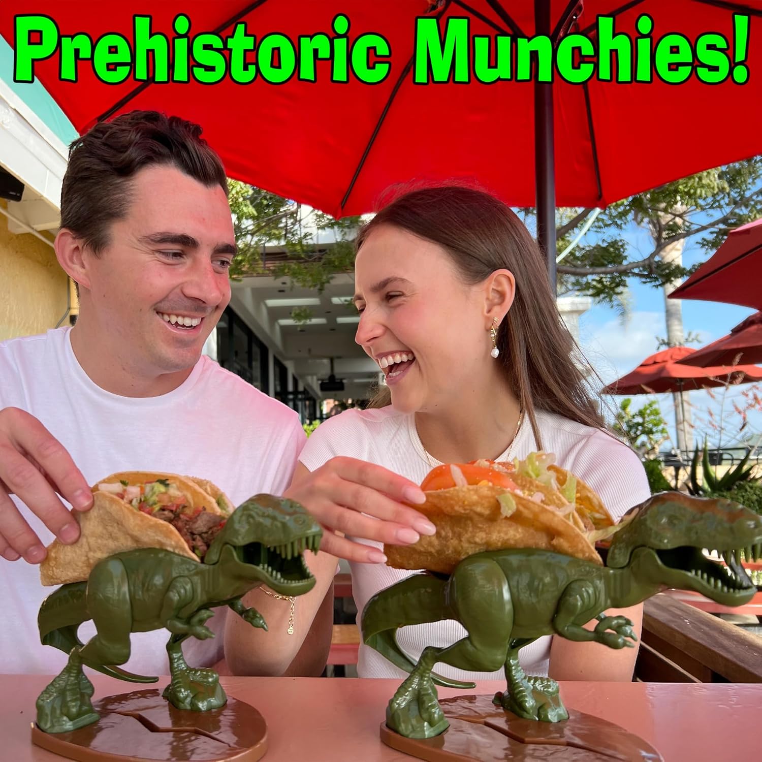 Funware Origina Tacosauru Dinosau Tac Holder Fu an Practica Whit Elephan Gift Hol Tacos
