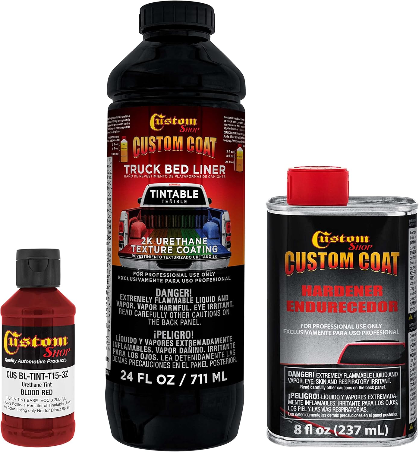 Custo Coa Bloo Re Quar Urethan Spray-O Truc Be Line Ki Eas Mixing Jus Shake Shoo Professiona Durabl Texture Protectiv Coating Preven Sto Rus Car Aut Equipment