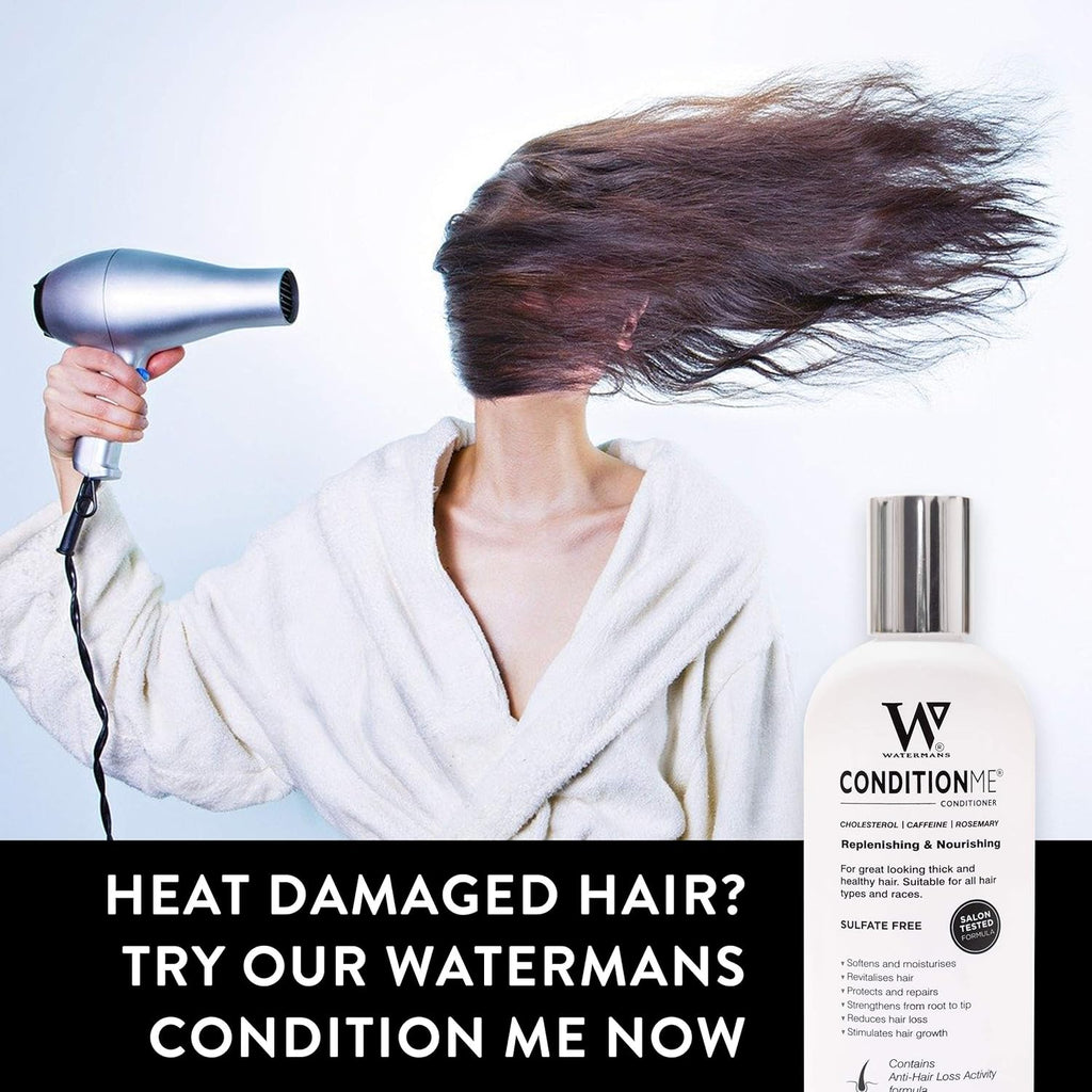 Waterman Hai Growt Repai Conditioner Boost Hai Growt Improve Density Bioti Niacinamid Infuse fo Thicker Healthie Hair Dee Hydration Anti-Friz Breakag Defense Sulfate-Free