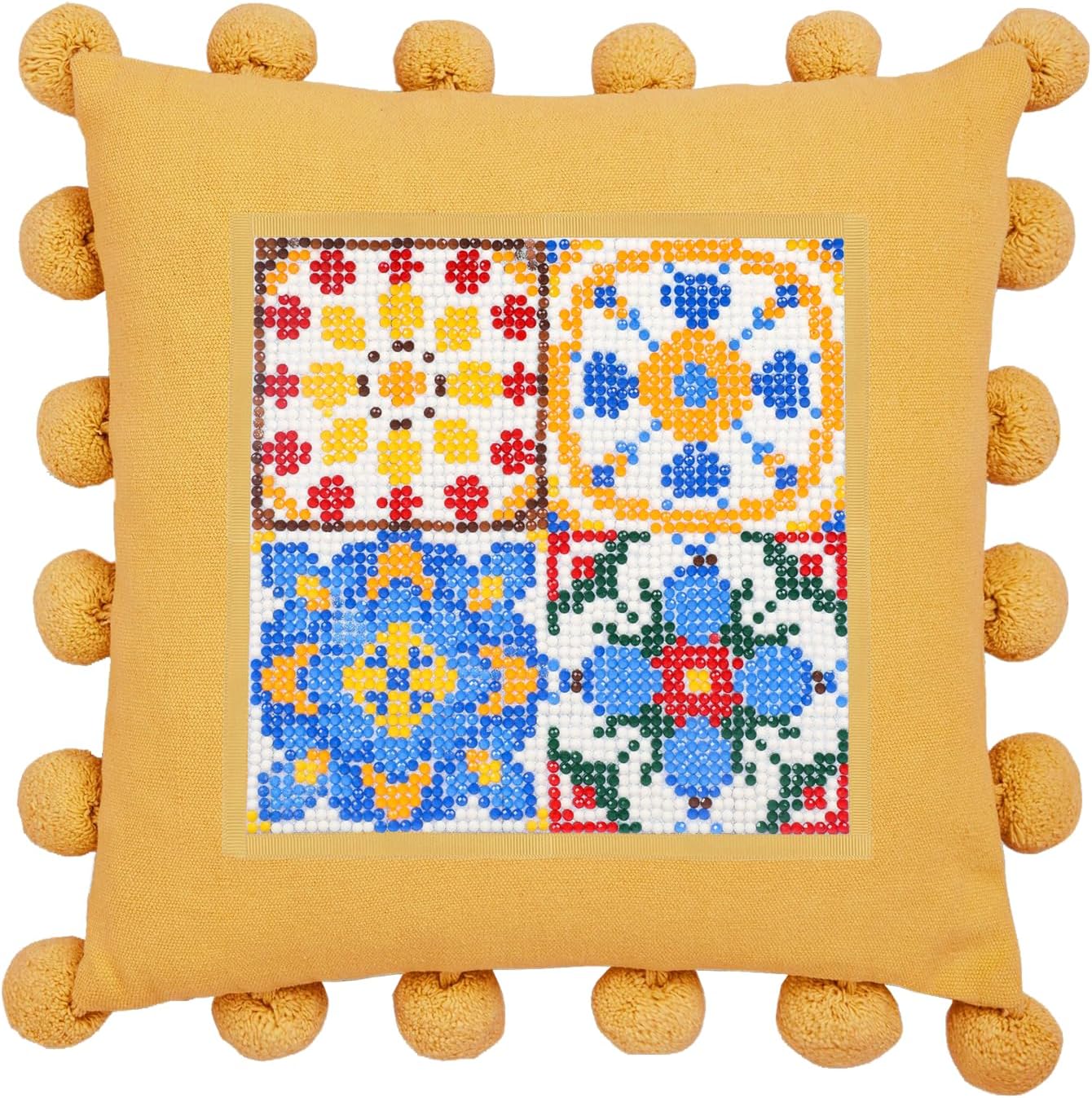 DIAMON DOT Fabri Rol Gri wit Adhesiv 12x3 Diamon Paintin Canvas Ar Paper Craf Supplie fo Diamon Ar Project an DI Crafts