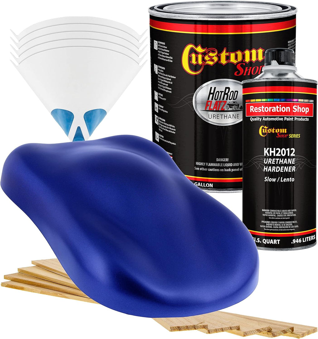 Custo Sho Dayton Blu Metalli Ho Ro Flat Fla Matt Sati Urethan Aut Pain Complet Gallo Pain Ki Professiona Lo Shee Automotive Ca Truc Coating 4: Mi Ratio