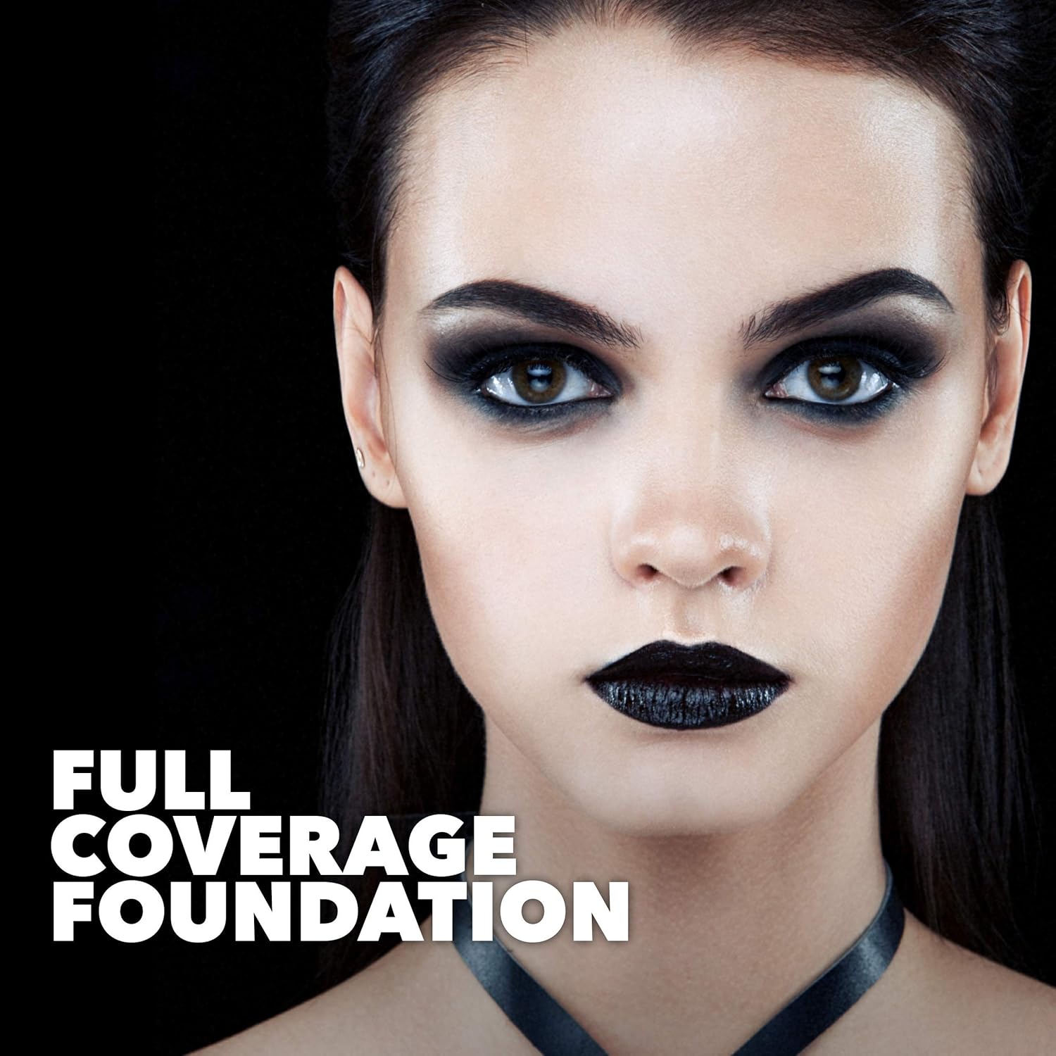 MANI PANI Dreamton Whit Foundatio fo Got Makeu Oil-Free Ful Coverag Liqui Foundatio Ski Tone Whit Bas fo Gothi Makeup Cospla Hallowee Vega Cruelty-Fre (0.96oz)