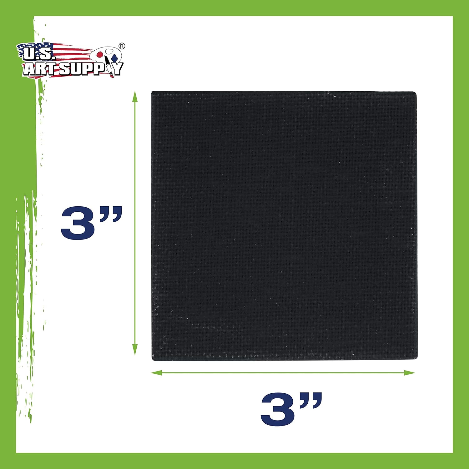 U Ar Suppl 3inc 3inc Blac Min Professiona Prime Stretche Canva (1-Pac o 12-Blac Min Canvases)