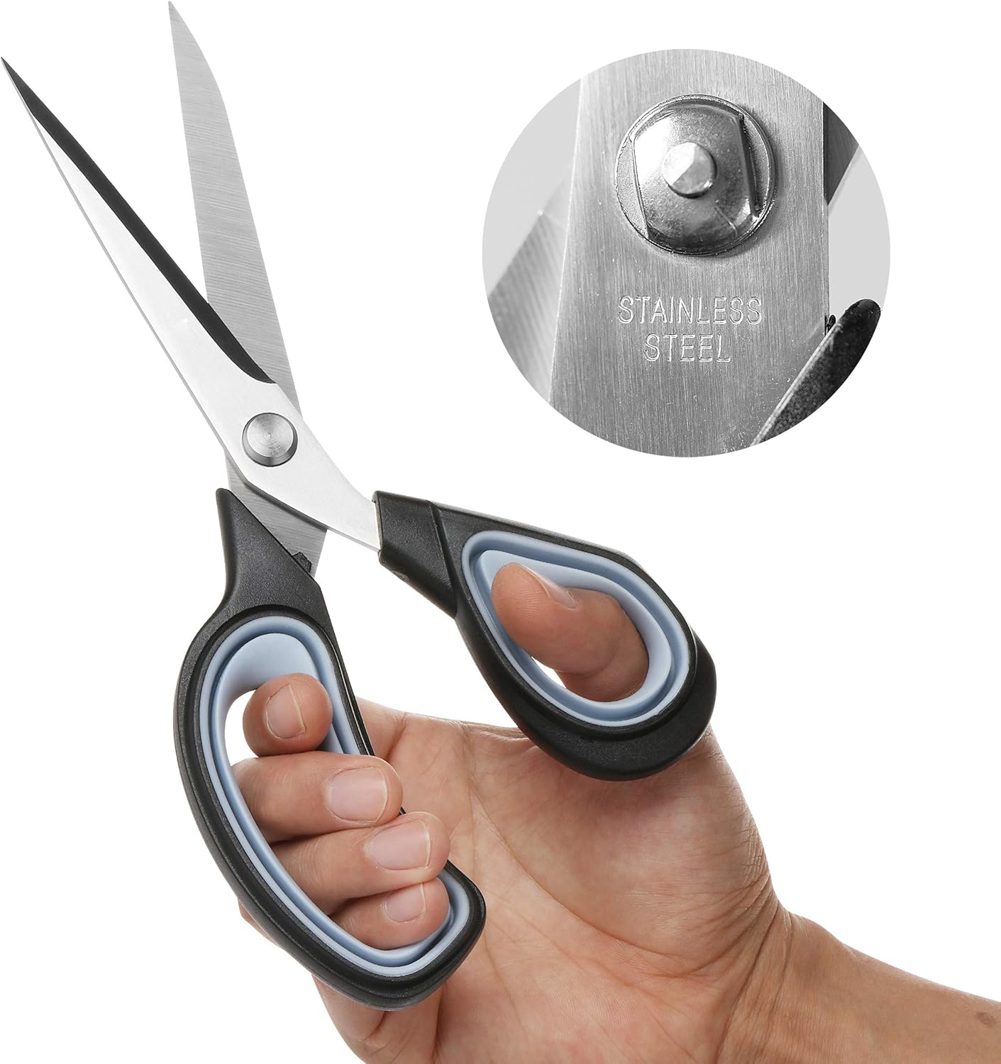 Premiu Tailo Scissor Heav Duty 9. In Stainles Steel Al Purpose Industrial Fabri Scissor fo Cuttin Clothes Sewing