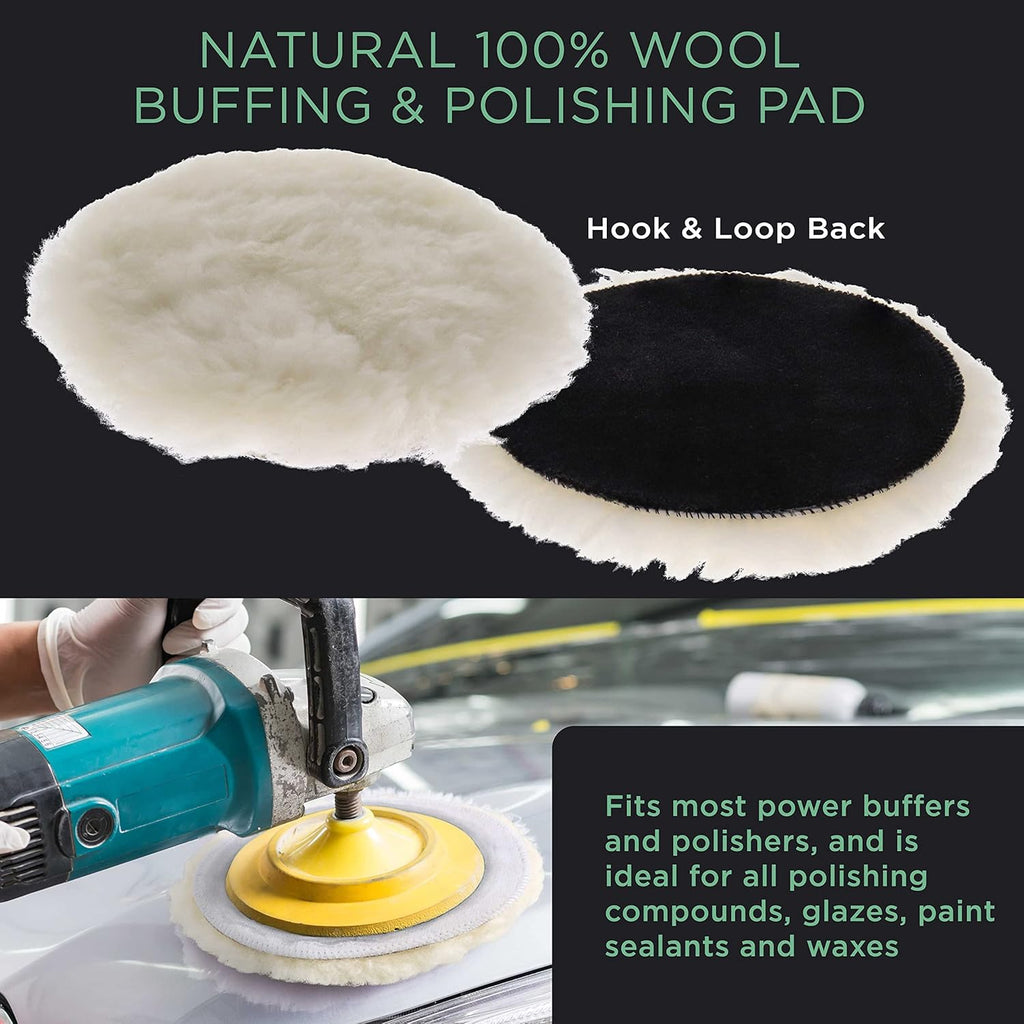 TC Globa 6. Inc Buffin Pad Se  Waffl Foa Buffe Pad Woo Pa fo Orbita Buffers D Polis Pa fo Pain Correction Polishin Ki fo Aut Boa Gelcoa Detailing