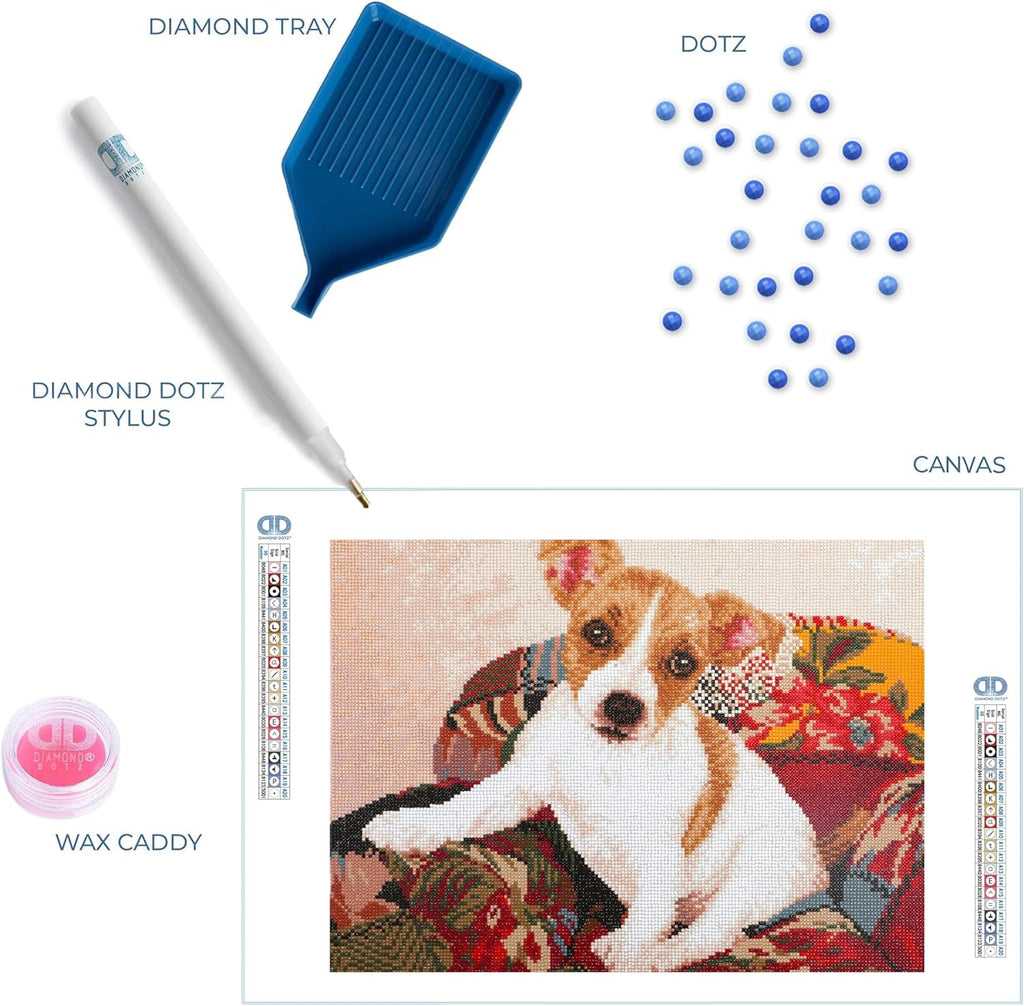 DIAMON DOT Patchwor Pu Anima Diamon Paintin Kit fo Adult Diamon Ar Kit Relaxin Creativ Craf Ki wit Dot Gem 15.9inchx19.9inch